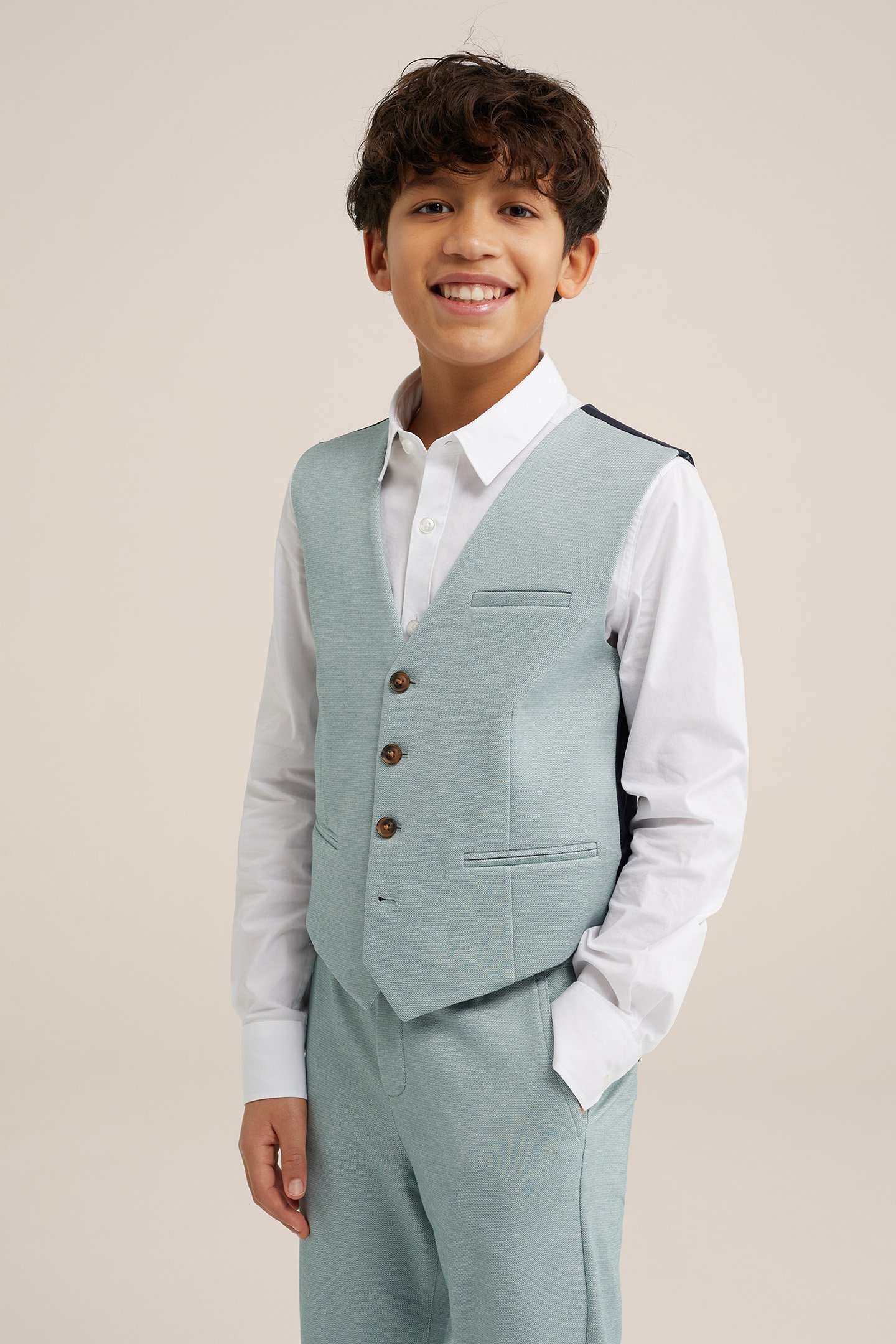 WAISTCOAT LIGHT GREEN 1