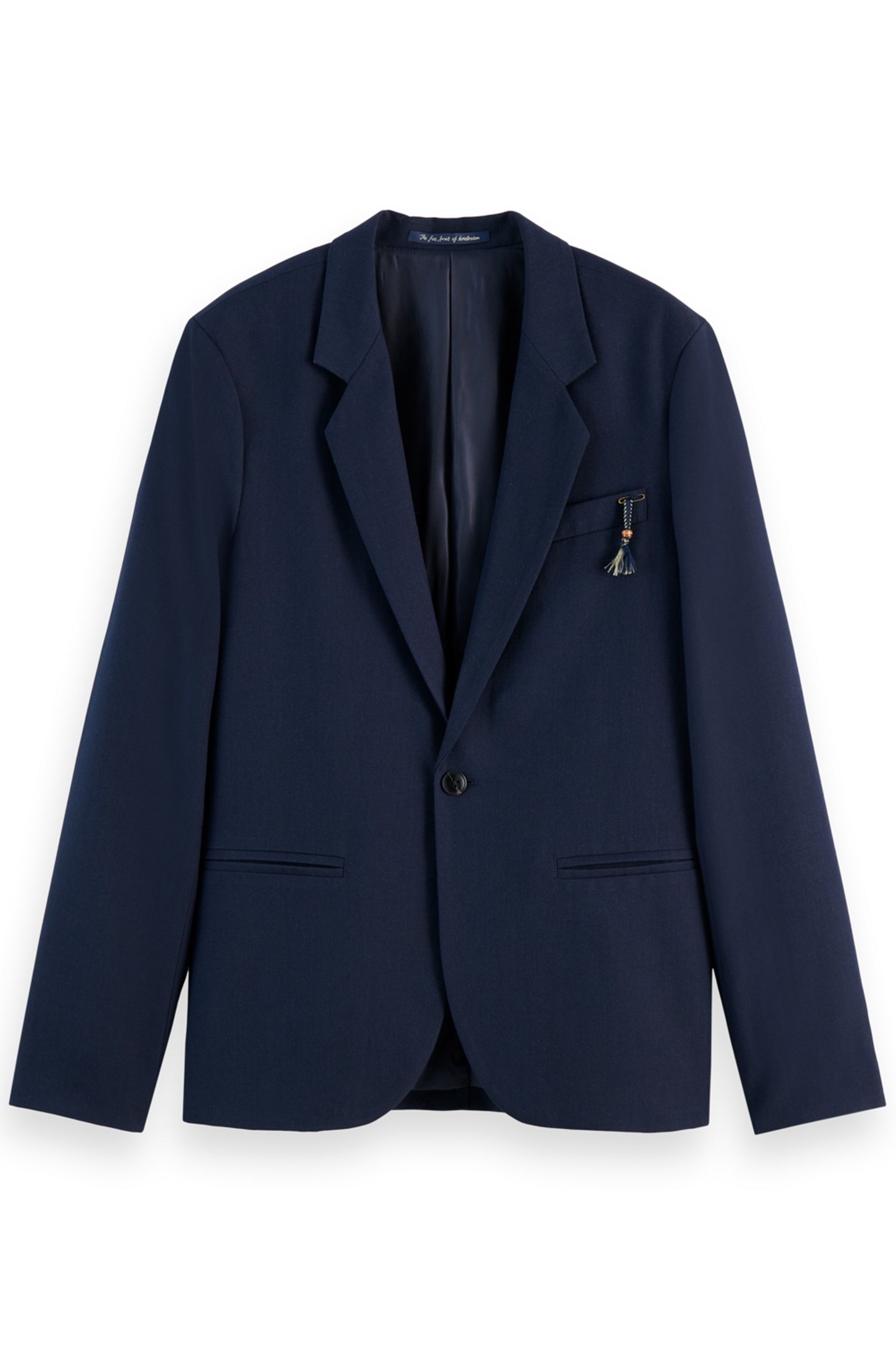 RELAXED WOOL-BLEND SINGLE-BUTTON BLAZER NIGHT 1