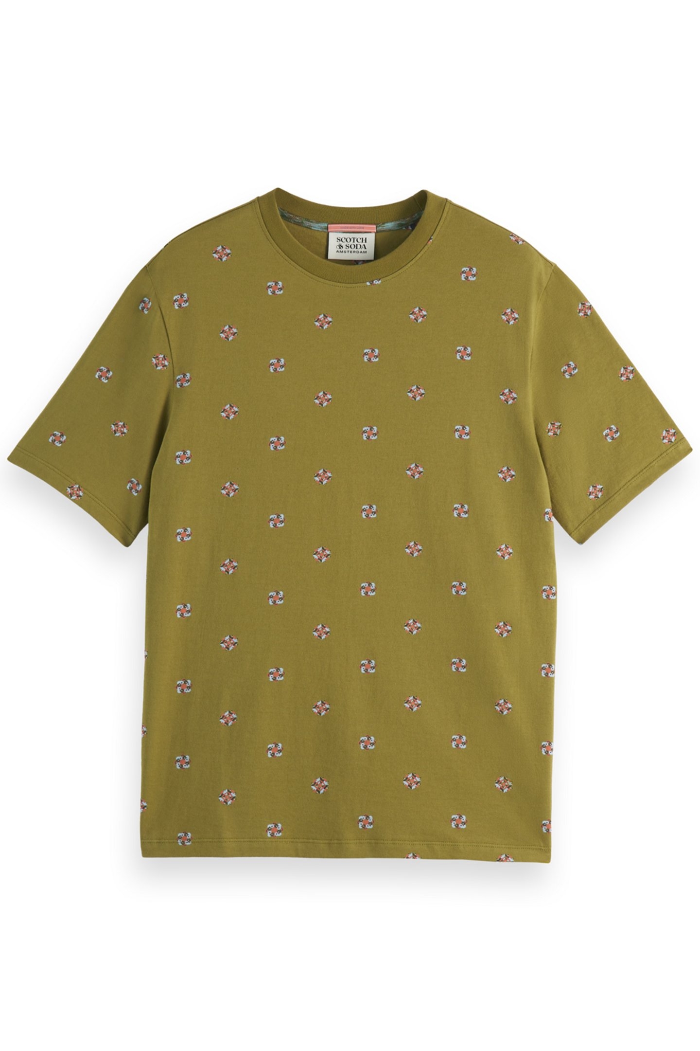 MINI ALL OVER PRINT T-SHIRT MOSS GREEN 1