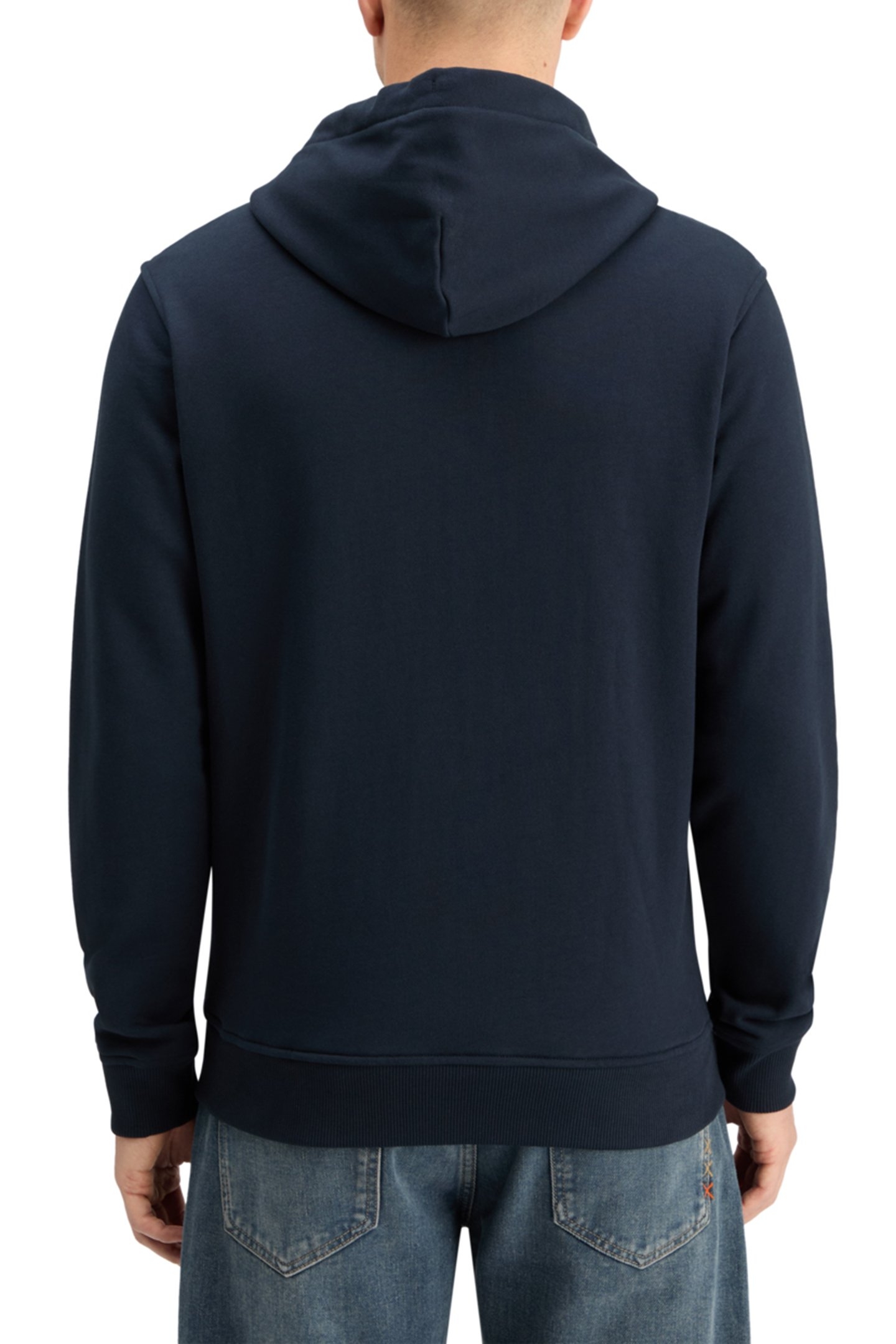 ESSENTIAL LOGO BADGE ZIP-THROUGH HOODIE NIGHT 2