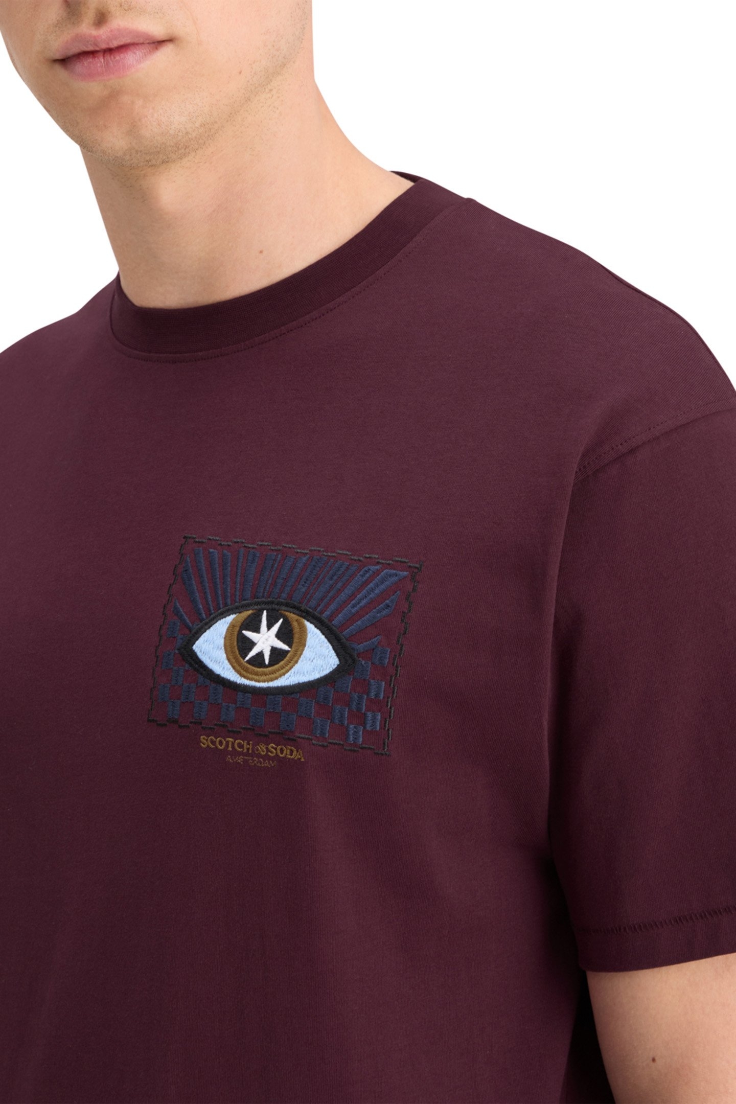 ELEVATED ARTWORK T-SHIRT DARK GRAPE 6