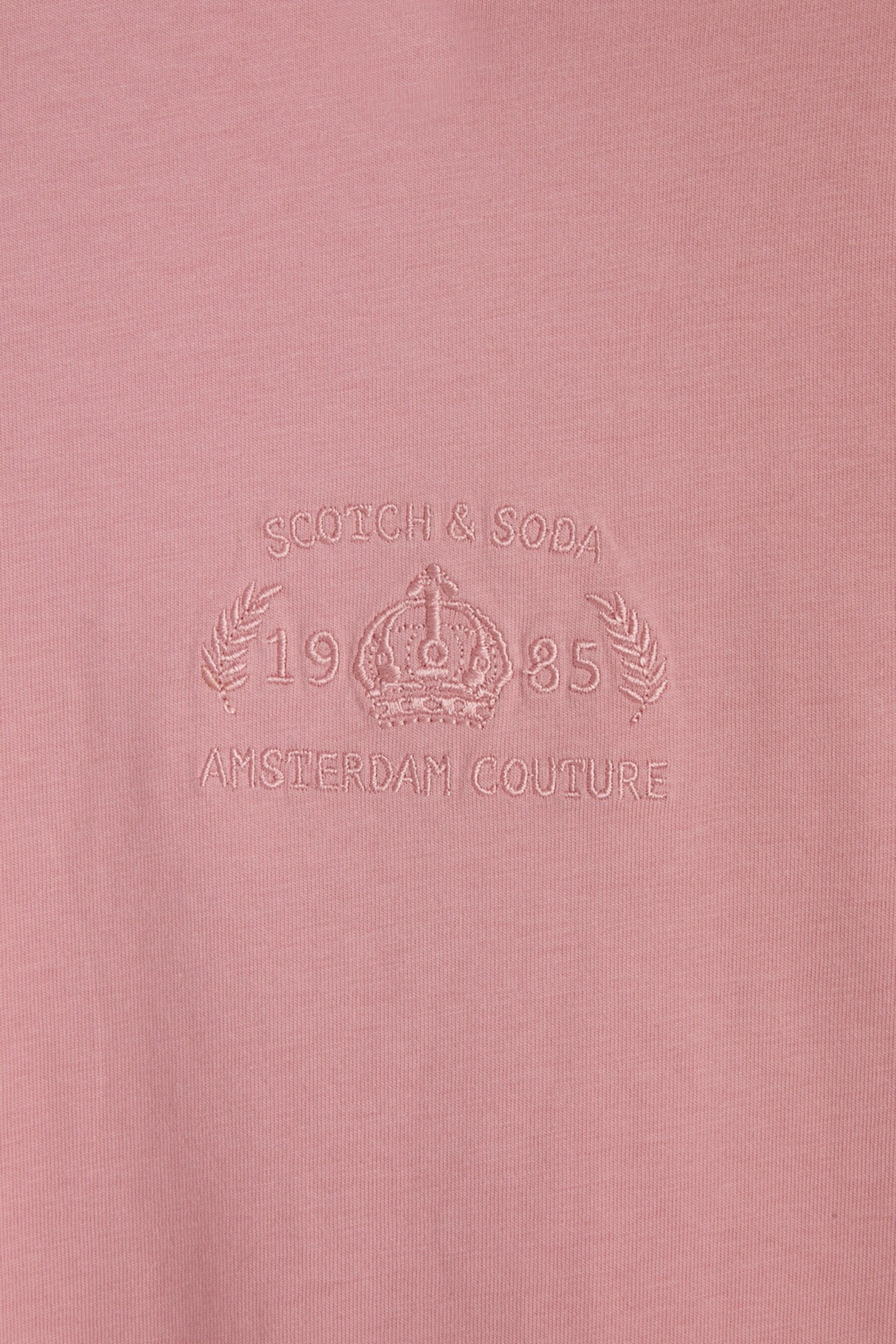 SS ROLL NECK TEE MEDIUM PINK 3