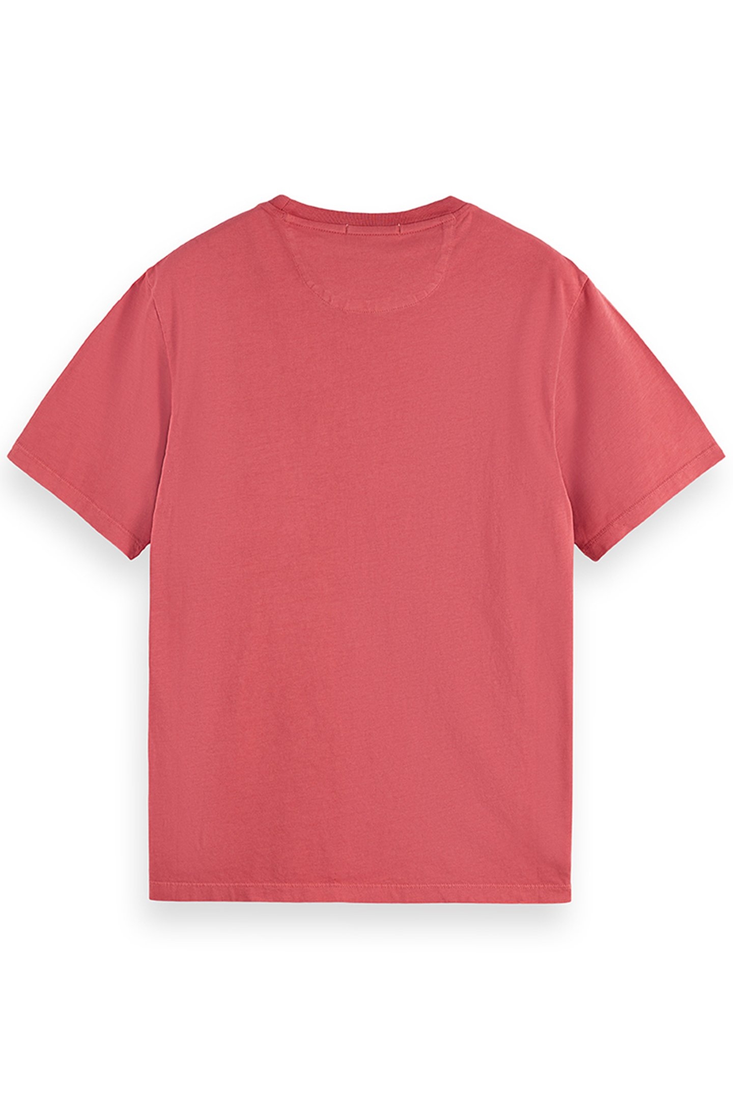 GARMENT DYED SS POCKET TEE LT PASTEL RED 2