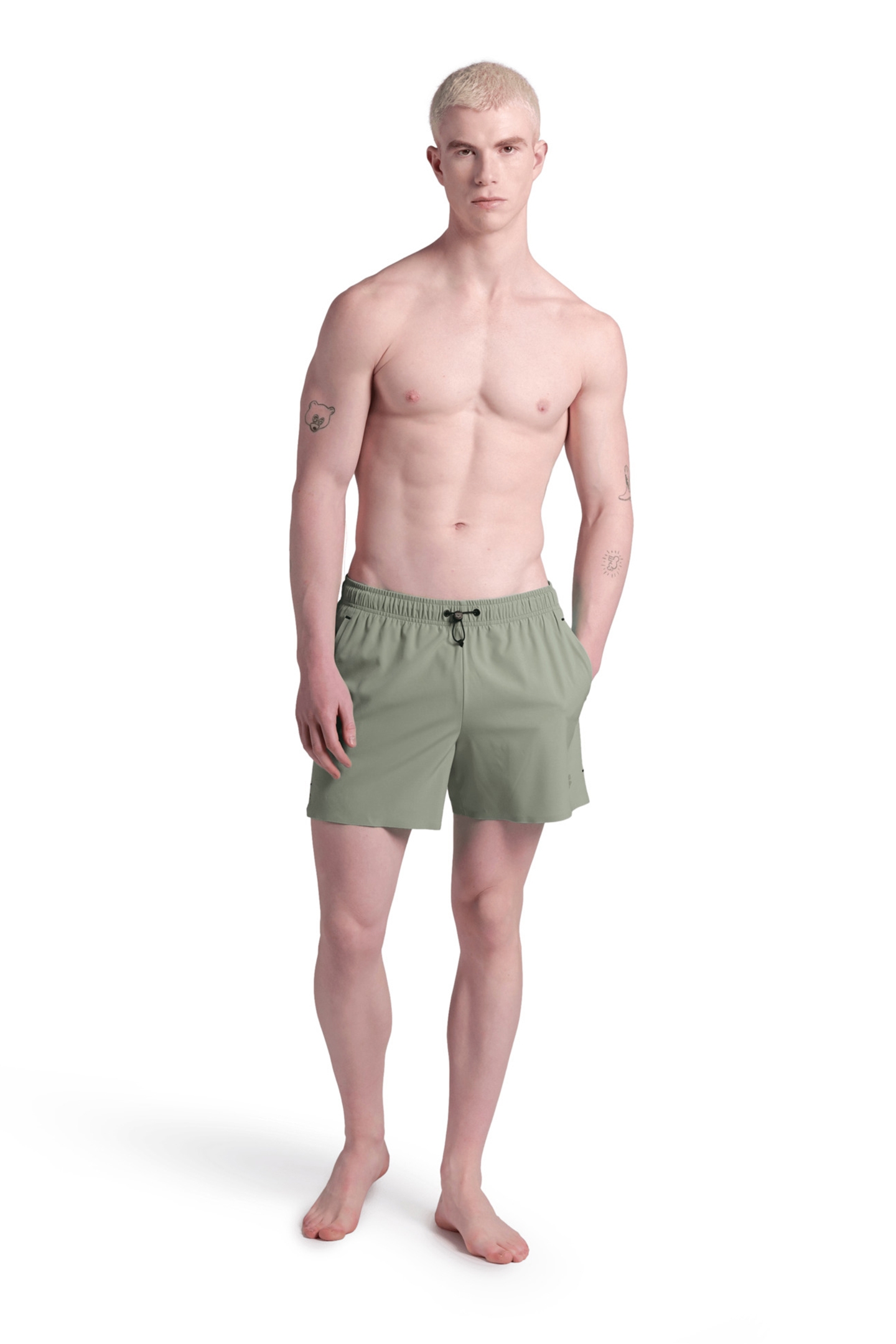 MEN'S ARENA EVO BEACH SHORT SOLID JADE 3