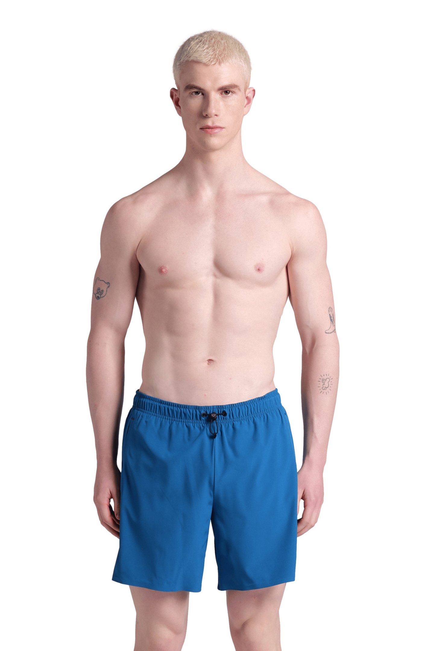 MEN'S ARENA EVO BEACH BOXER SOLID BLUE LAKE 1