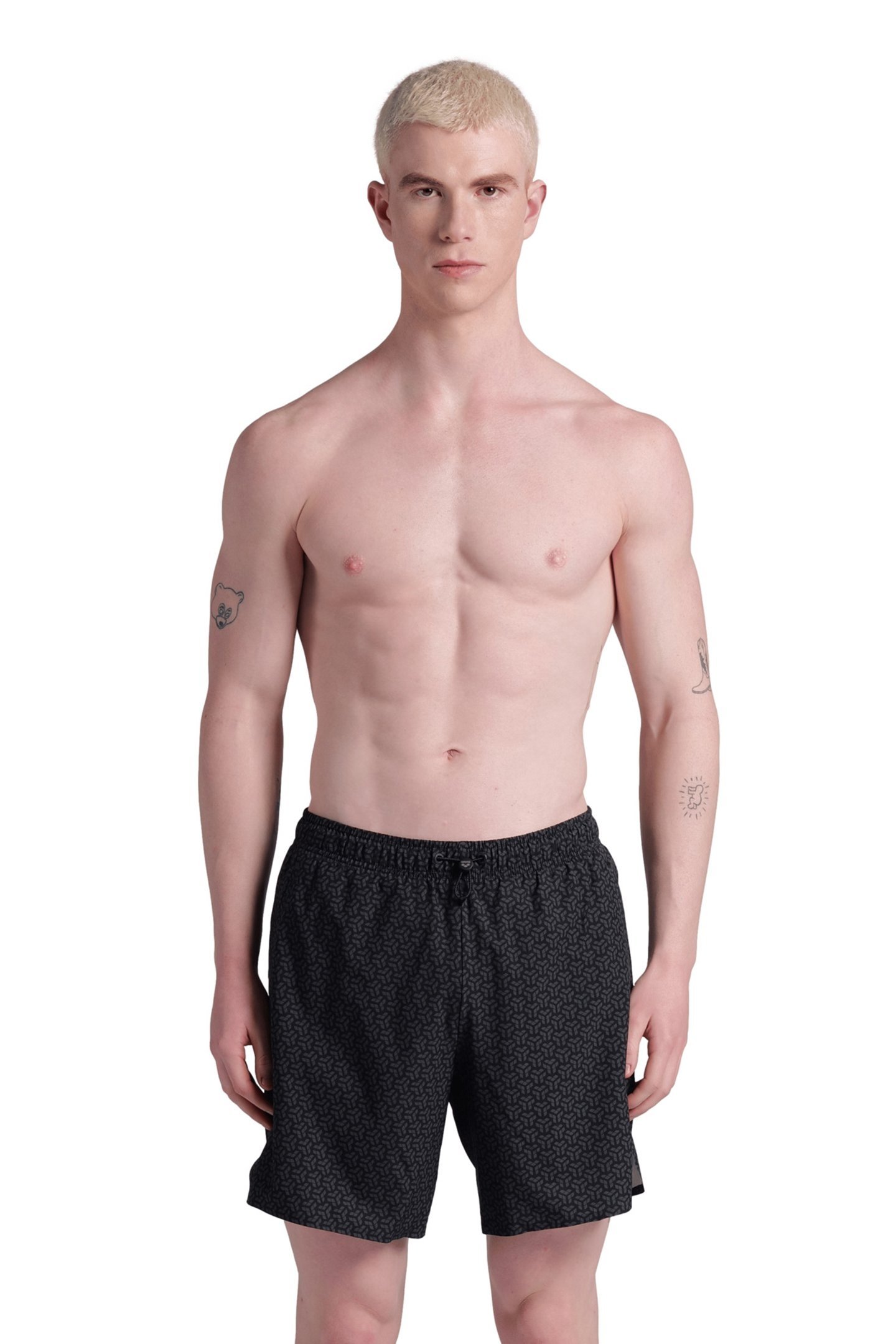 MEN'S ARENA EVO BEACH BOXER AO BLACK-ASPHALT 1
