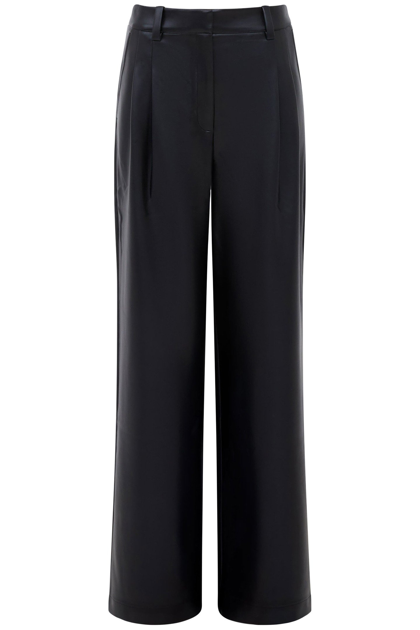CROLENDA PU WIDE LEG TROUSERS BLACKOUT 3