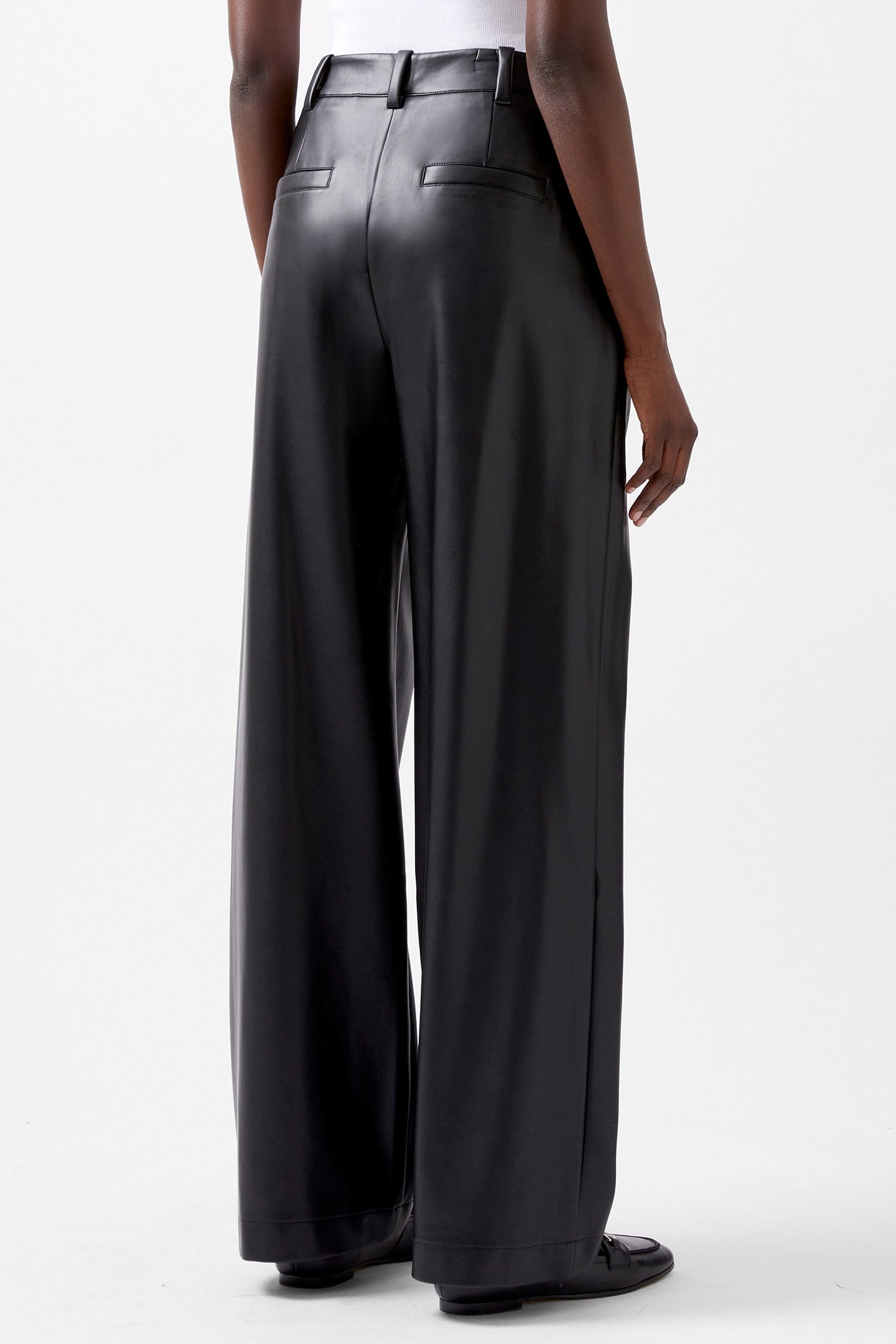CROLENDA PU WIDE LEG TROUSERS BLACKOUT 4