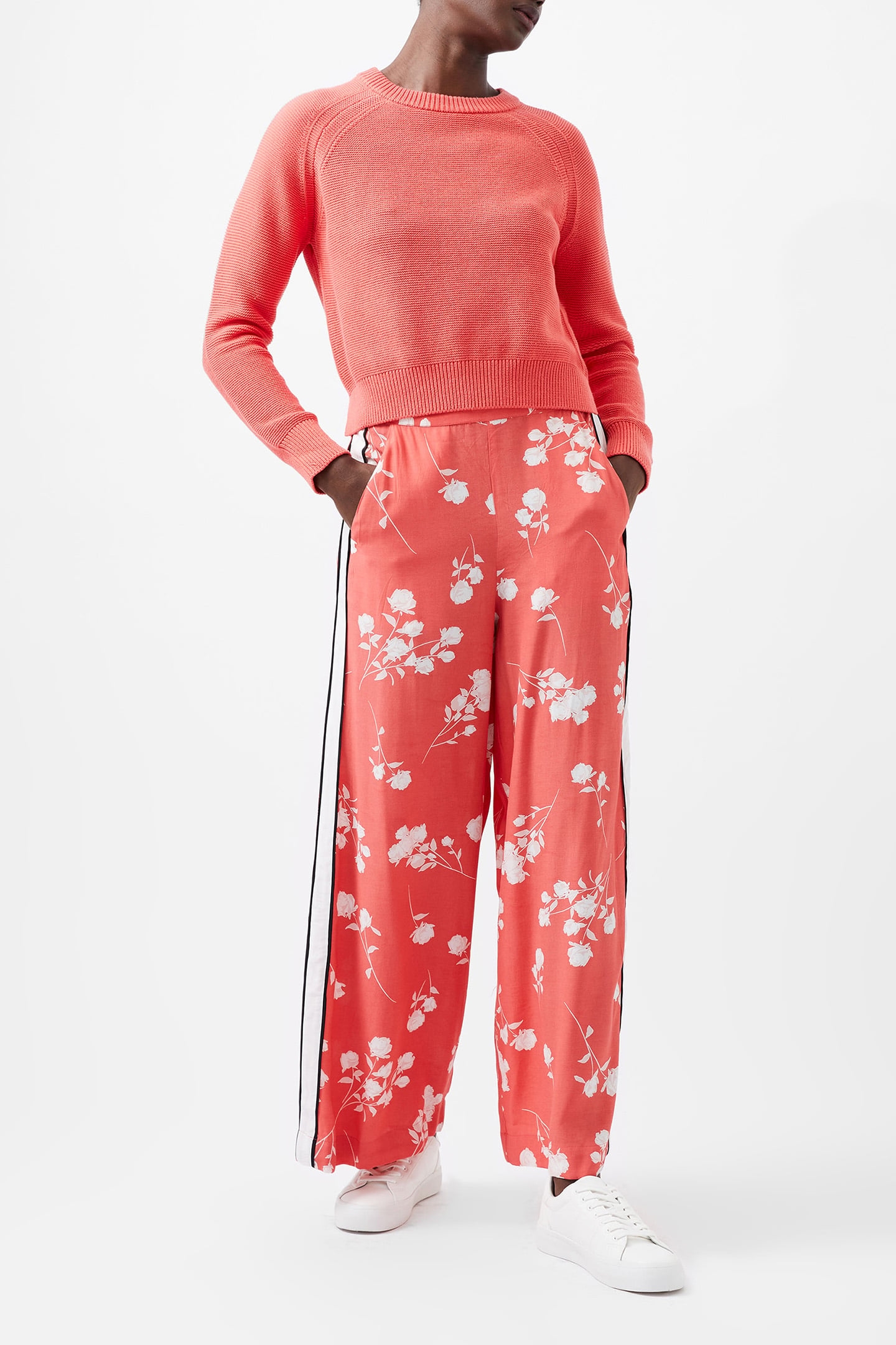 LILY MOZART L/S CREW NK JUMPER CAYENNE RED 1