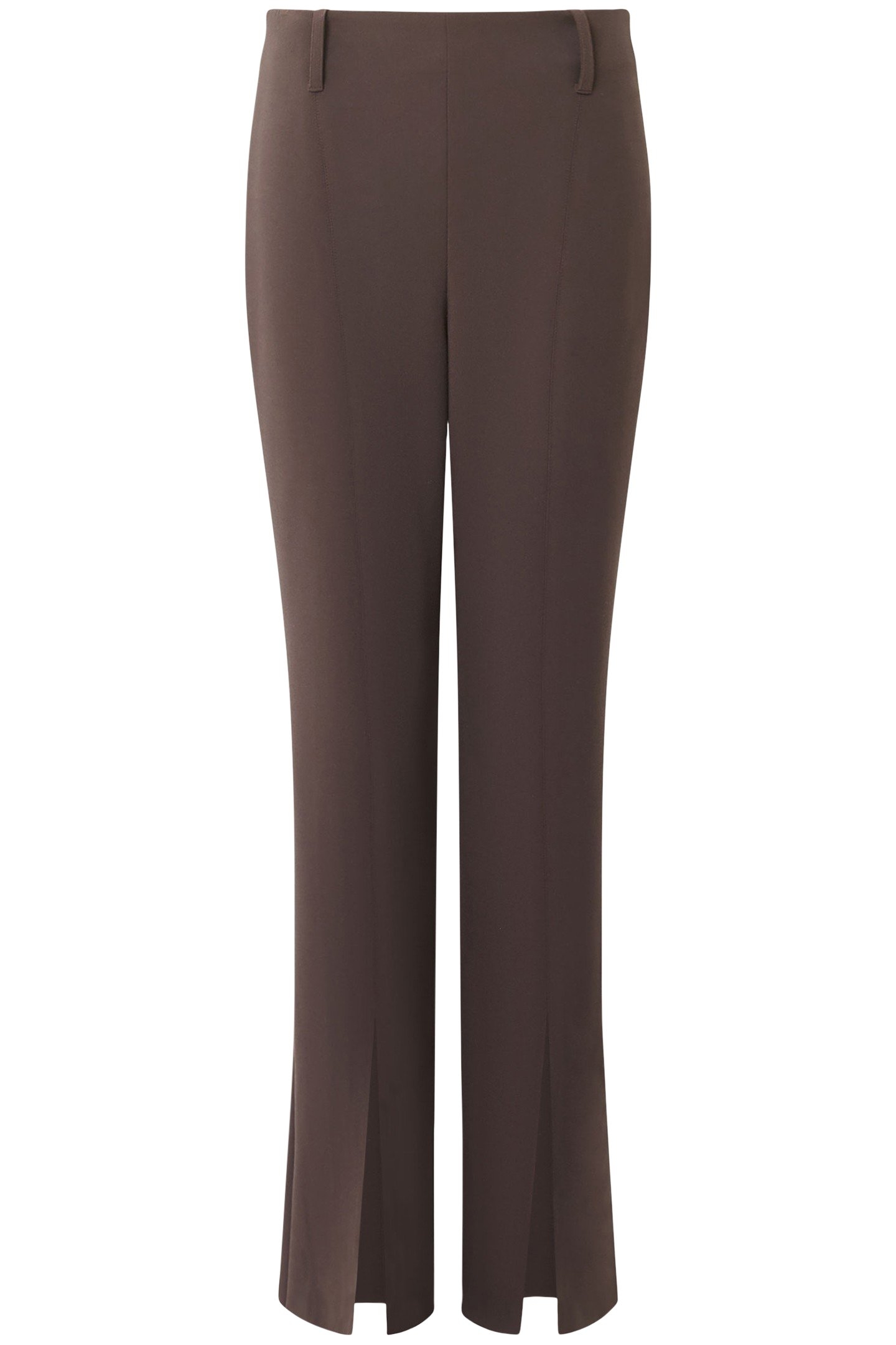 WHISPER FRONT SPLIT TROUSER CHOCOLATE GANACHE 4