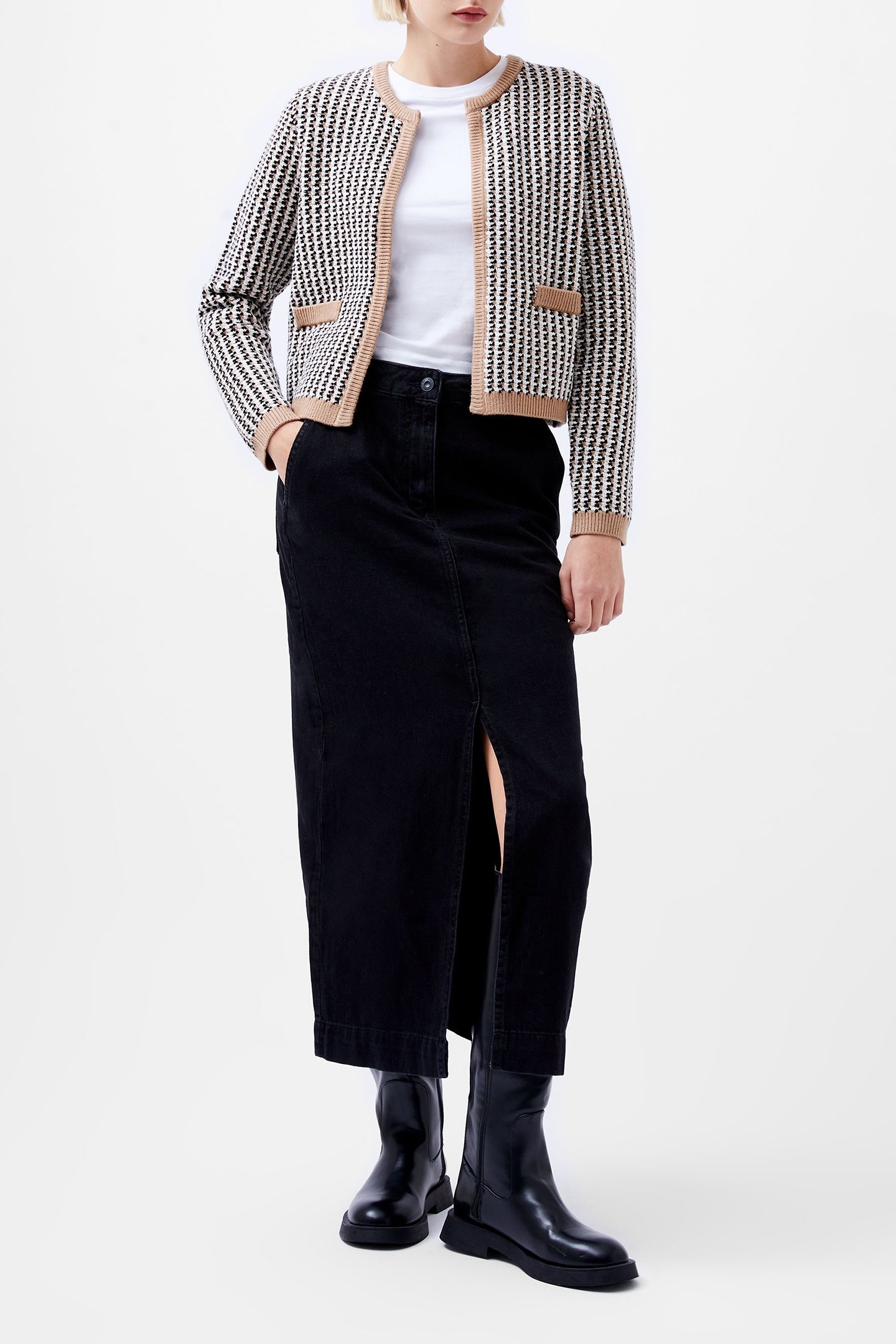 NOAR CARDIGAN OATMEAL MEL/CL CREAM 1