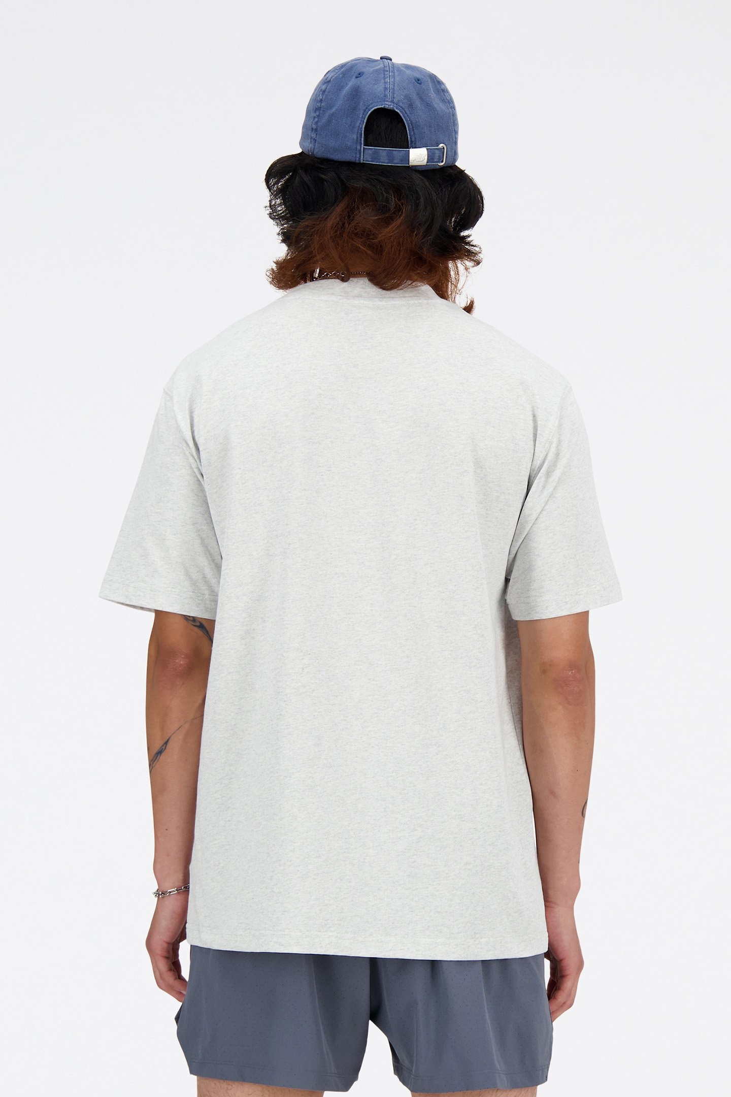 ATHLETICS COTTON T-SHIRT IN GREY 2