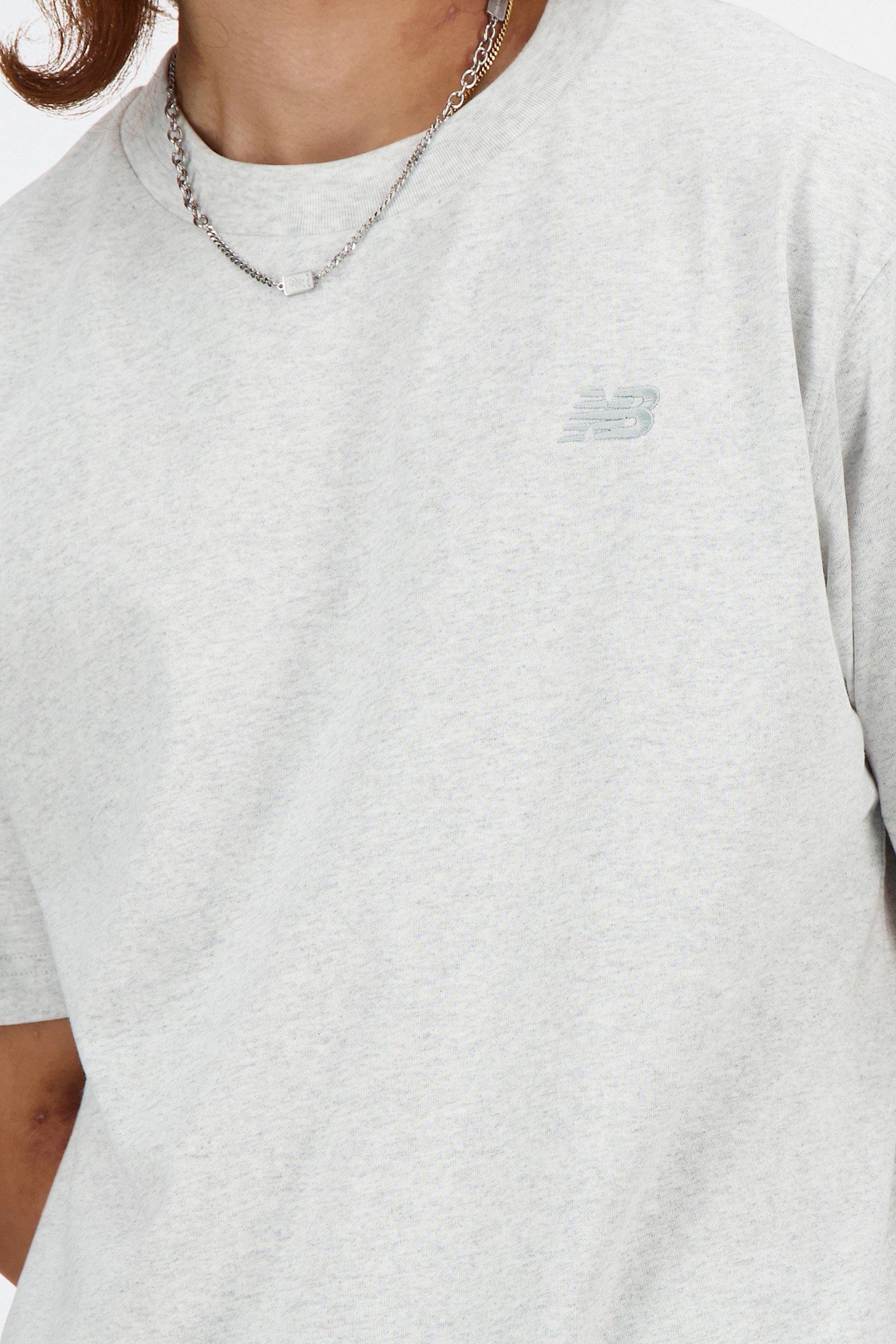 ATHLETICS COTTON T-SHIRT IN GREY 6