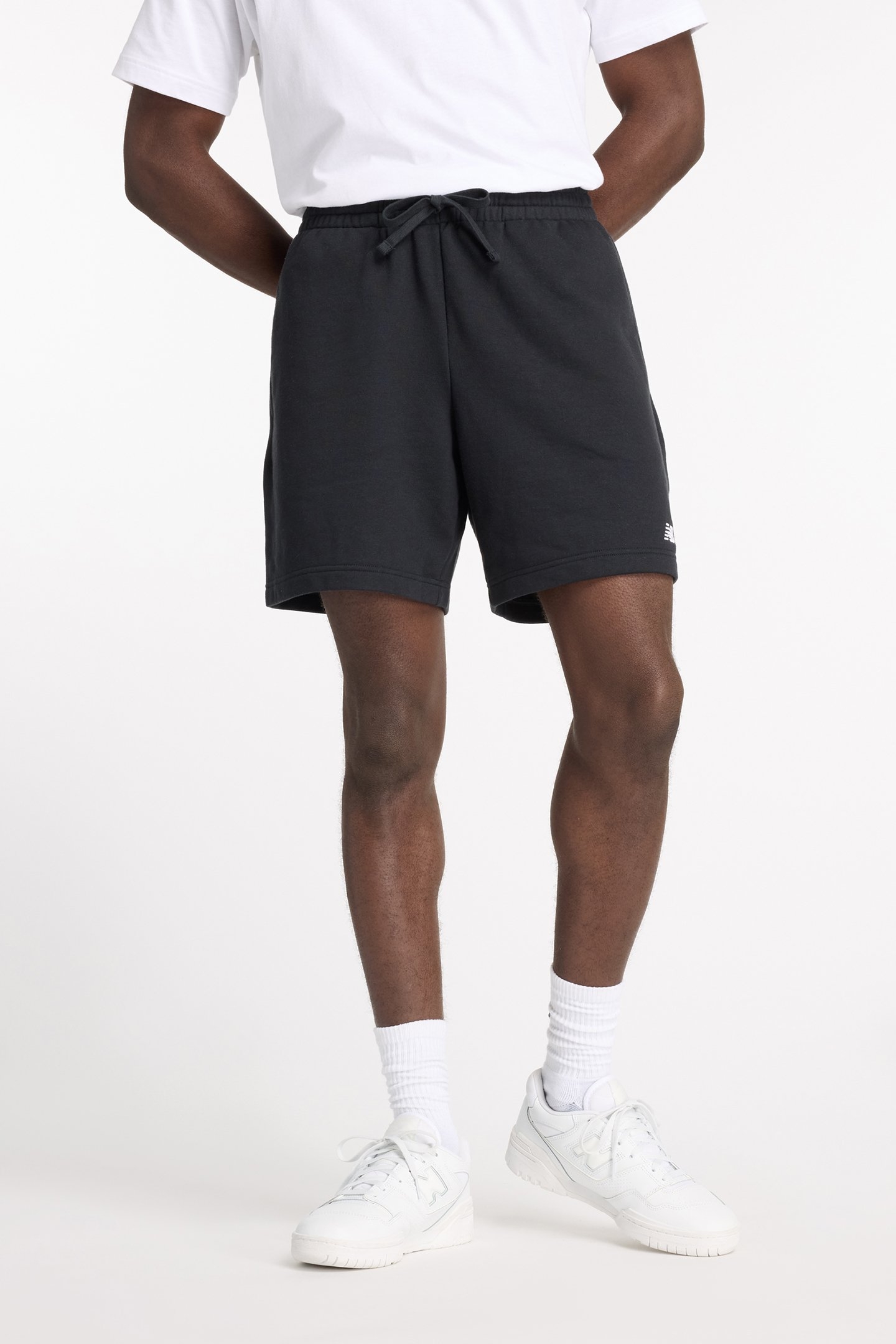 SWEAT SHORTS IN BLACK 1