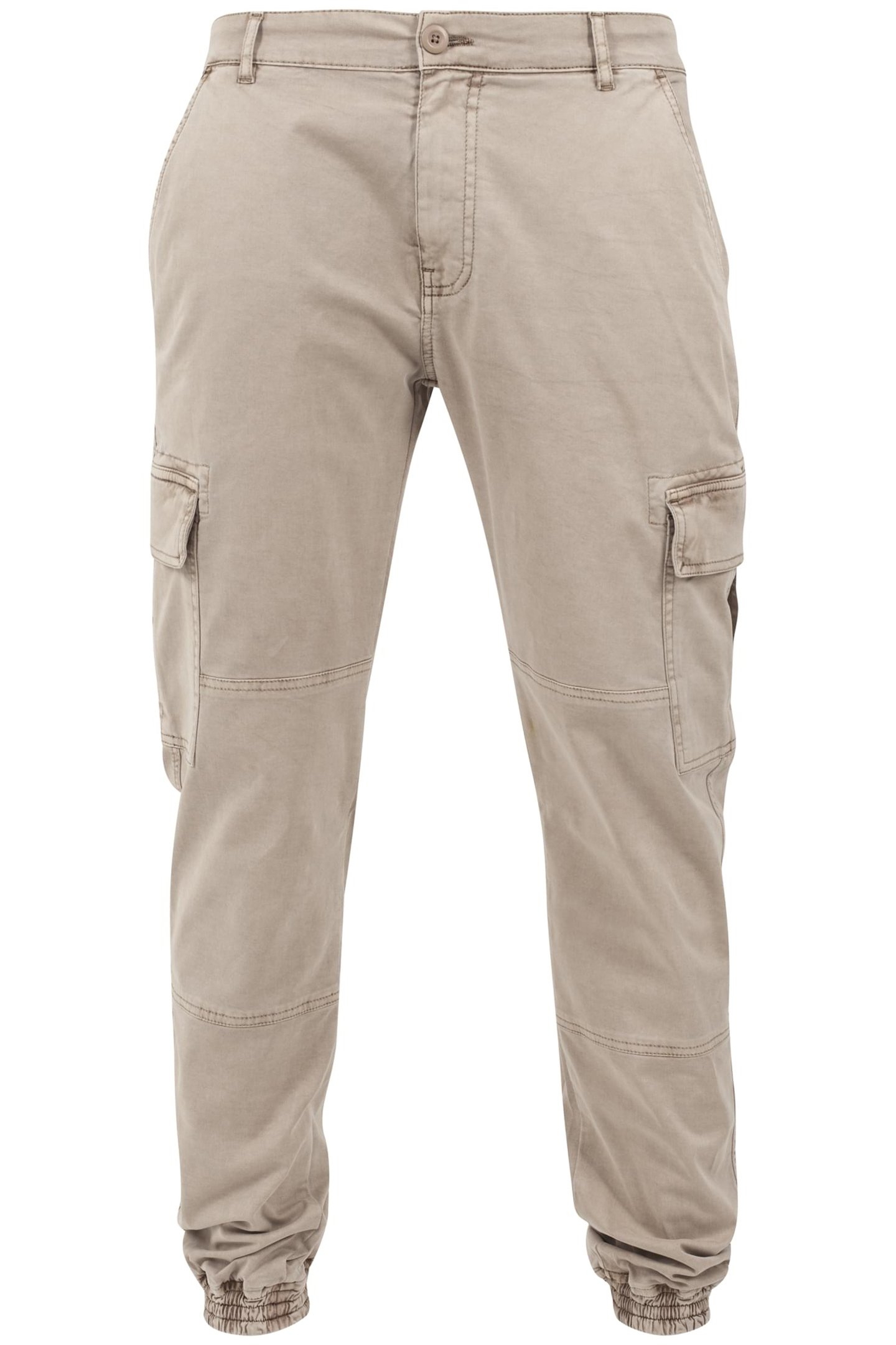WASHED CARGO TWILL JOGGING PANTS SAND 1