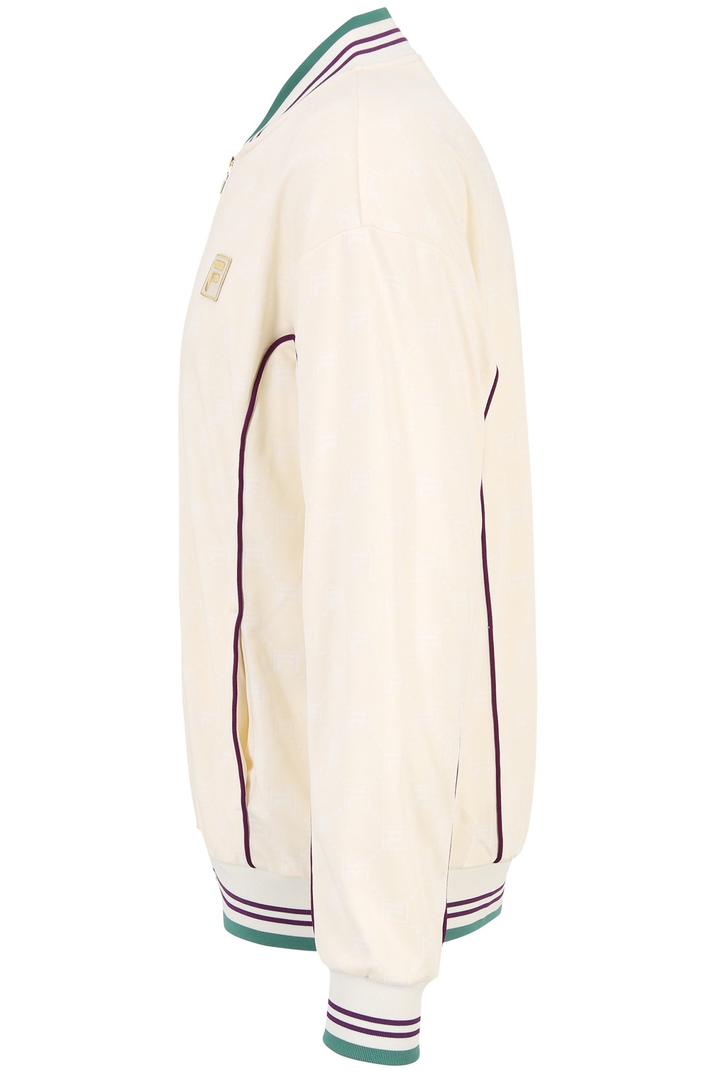 LIERNEUX LOOSE TRACK JACKET ANTIQUE WHITE F-BOX MONOGRAM AOP 6