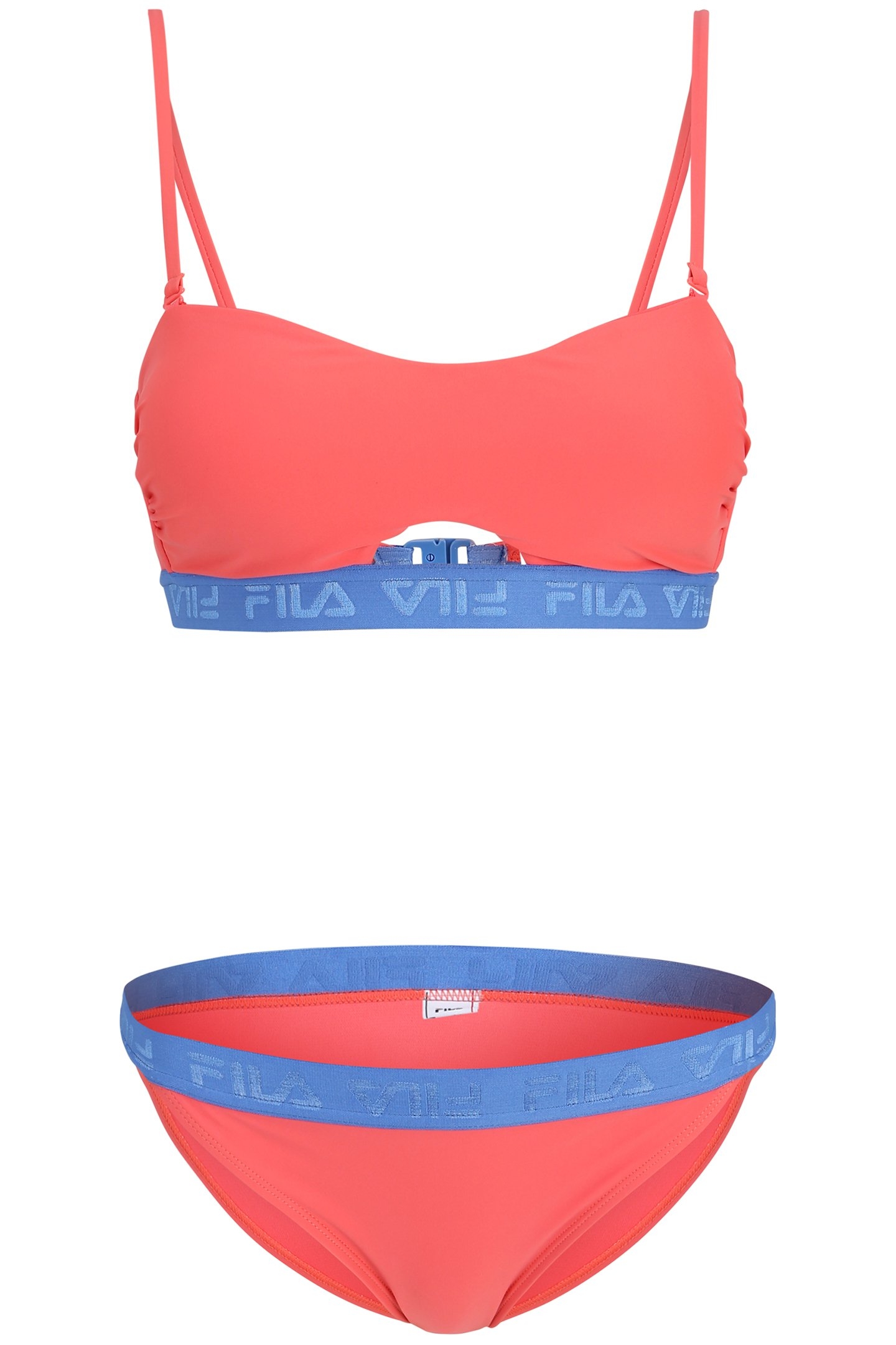 SANMING BANDEAU BIKINI CALYPSO CORAL 1