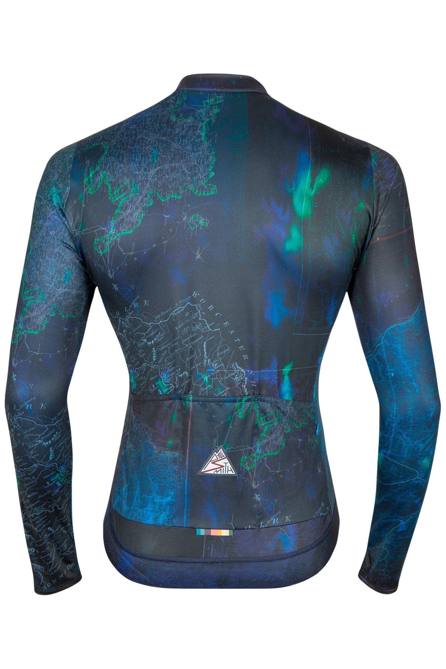 CYCLE JERSEY L/S MAP VERY DARK NAVY 4