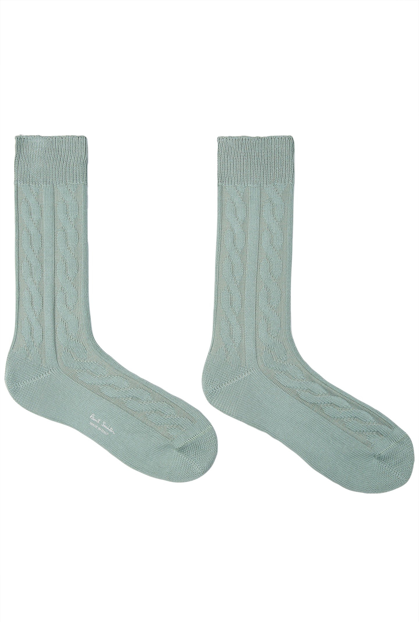 MEN SOCK LUXOR CABLE EMERALD GREEN 2