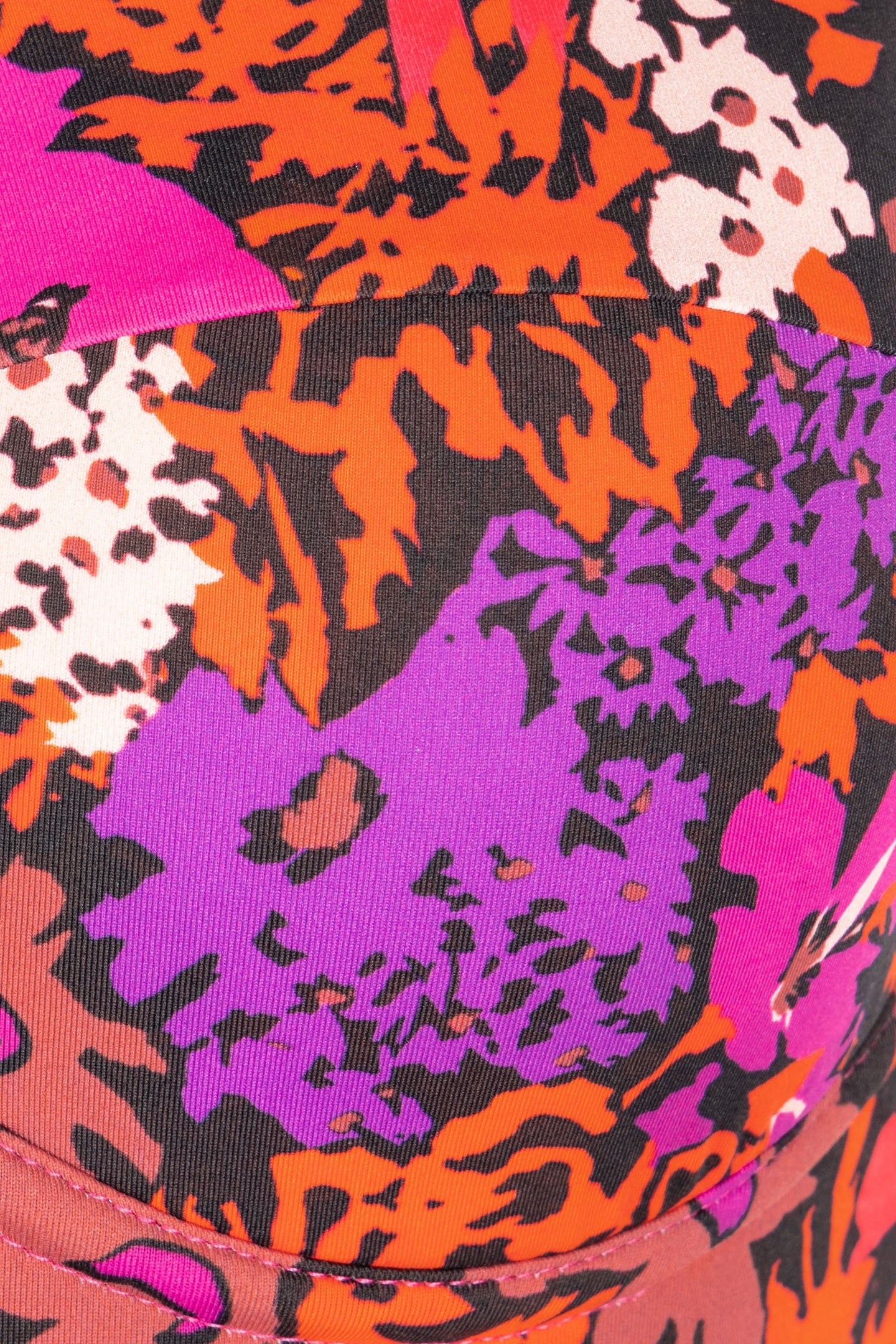 SWIMSUIT BANDEAU BURGUNDY/BORDE 4