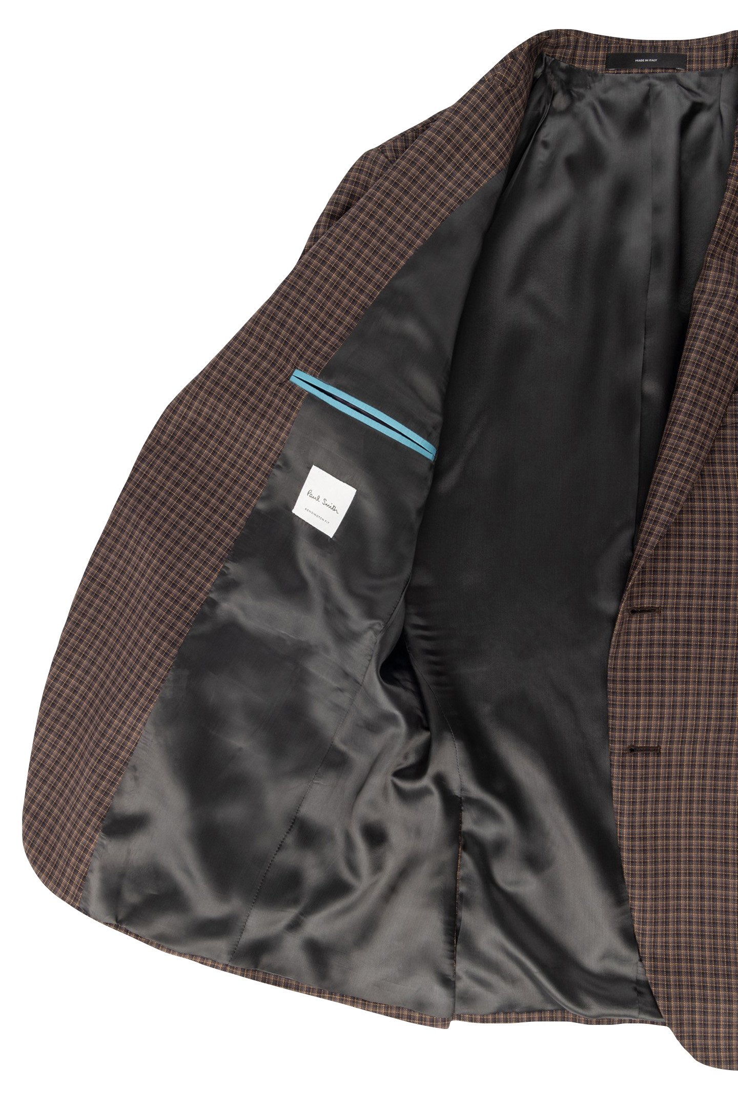 MENS 2 BUTTON JACKET DARK BROWN 5