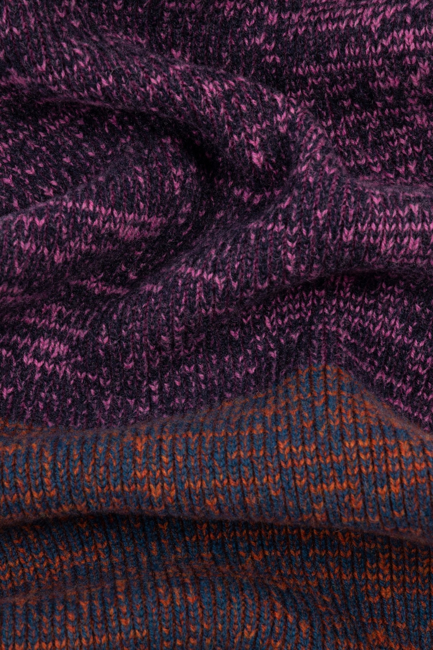 SCARF FLECKED NAVY 3