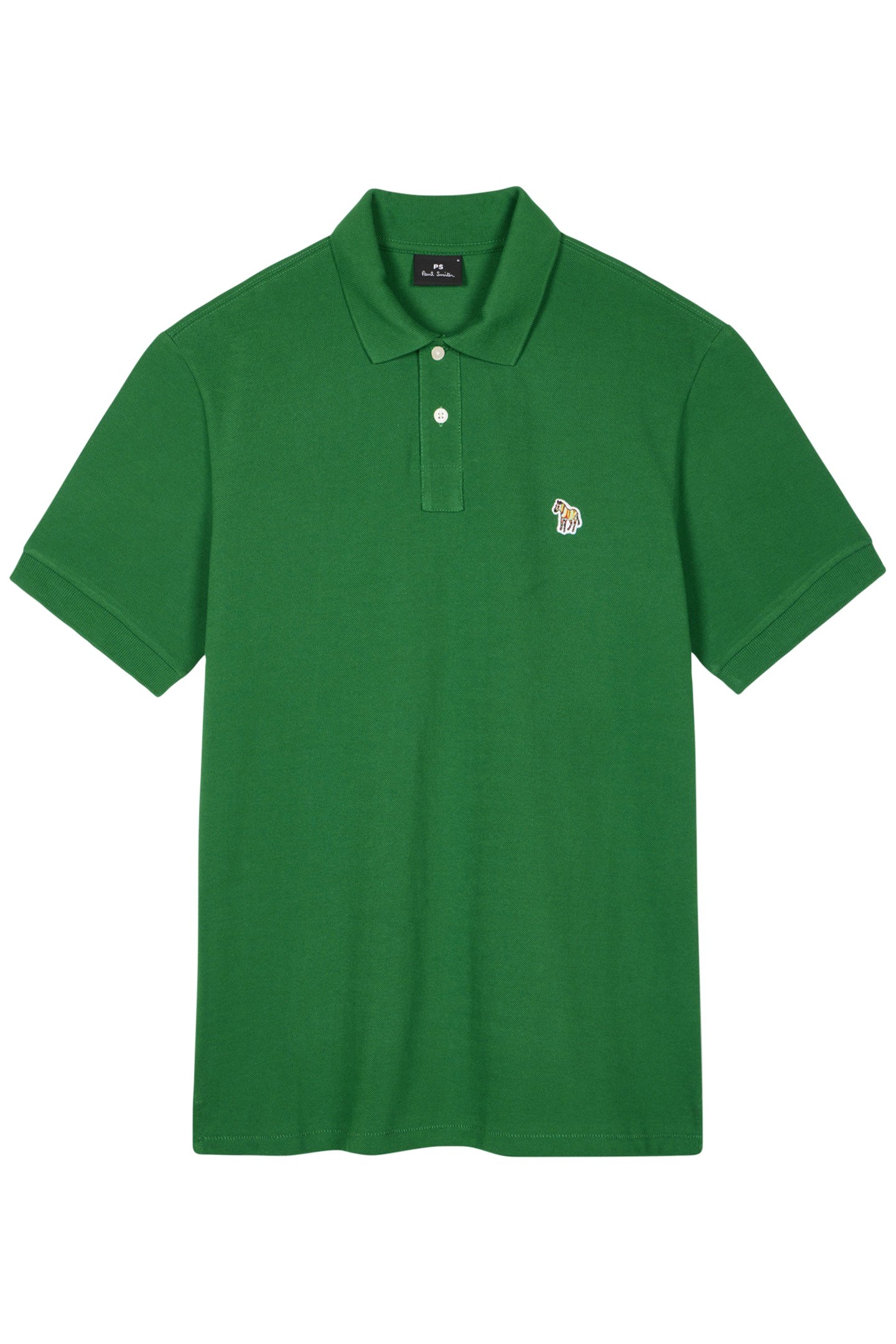REG FIT SS POLO SHIRT ZEBRA EMERALD 1