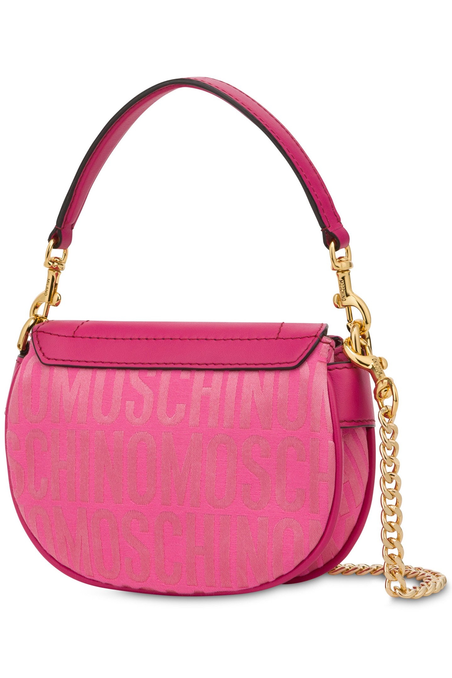 ALLOVER LOGO SMALL HANDBAG PINK 2