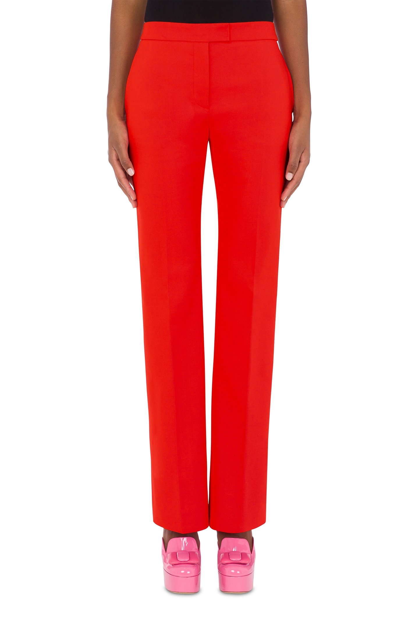 60'S STRETCH CANVAS TROUSERS RED 1