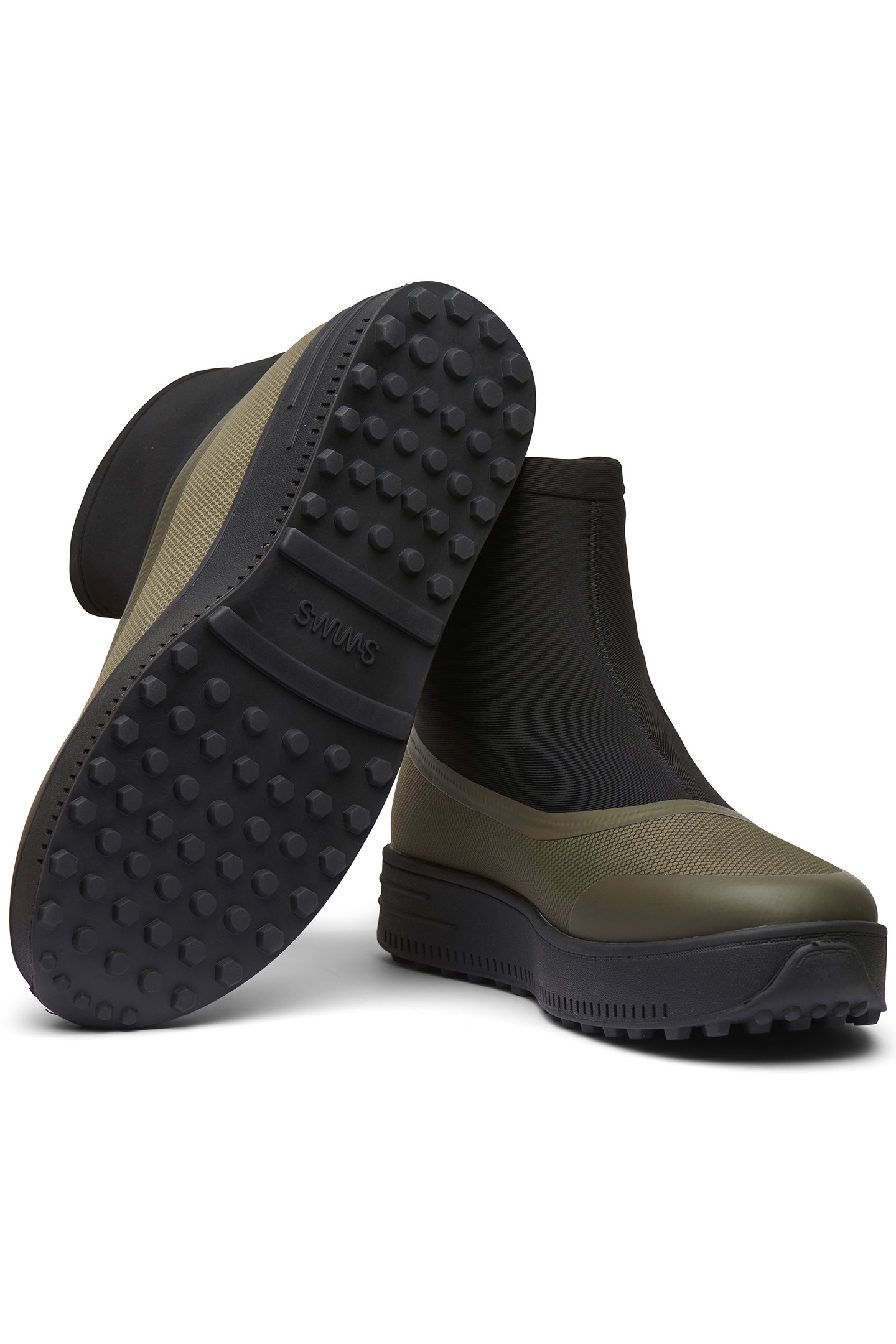 UNISEX SNOW RUNNER CURLING BOOT BLACK/OLIVE 7