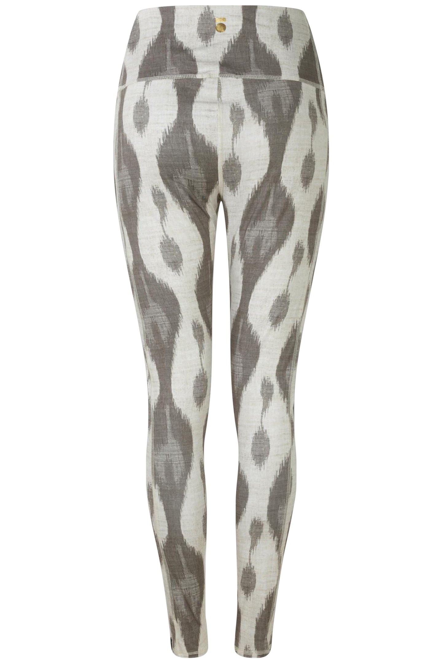 YOGA LEGGINGS IKAT ECRU 5
