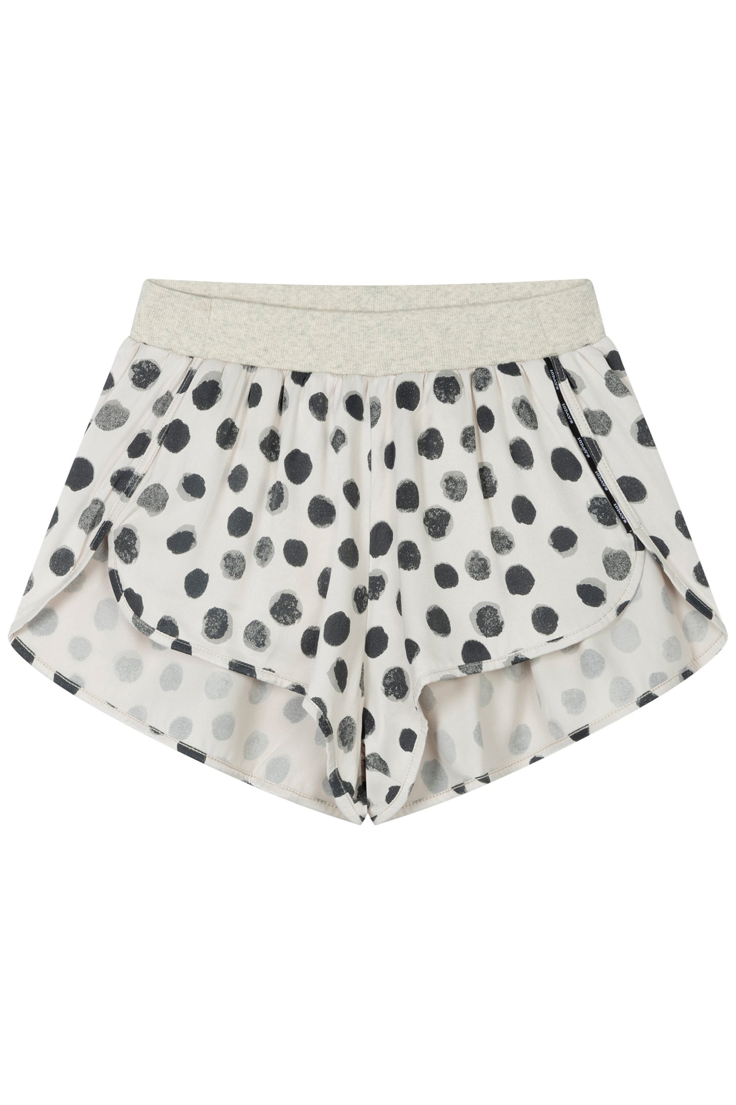 SATIN SHORTS PAINTED DOT LIGHT SAFARI 3