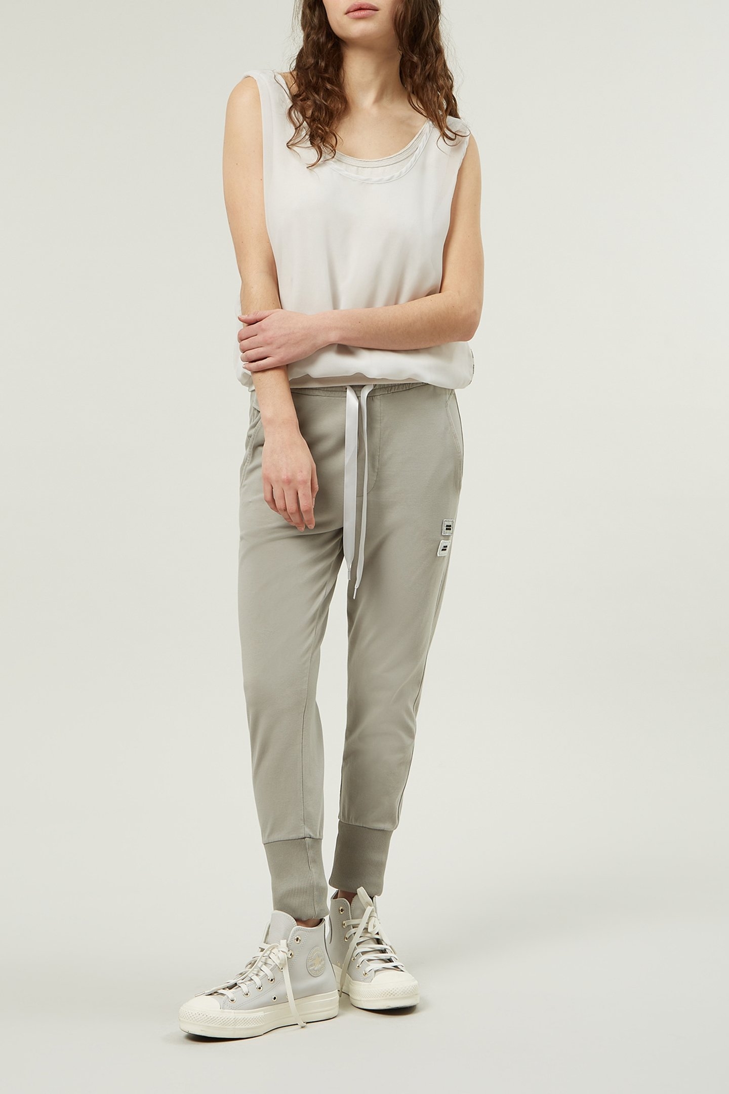 SLEEVELESS TOP CHIFFON LIGHT SAFARI 3