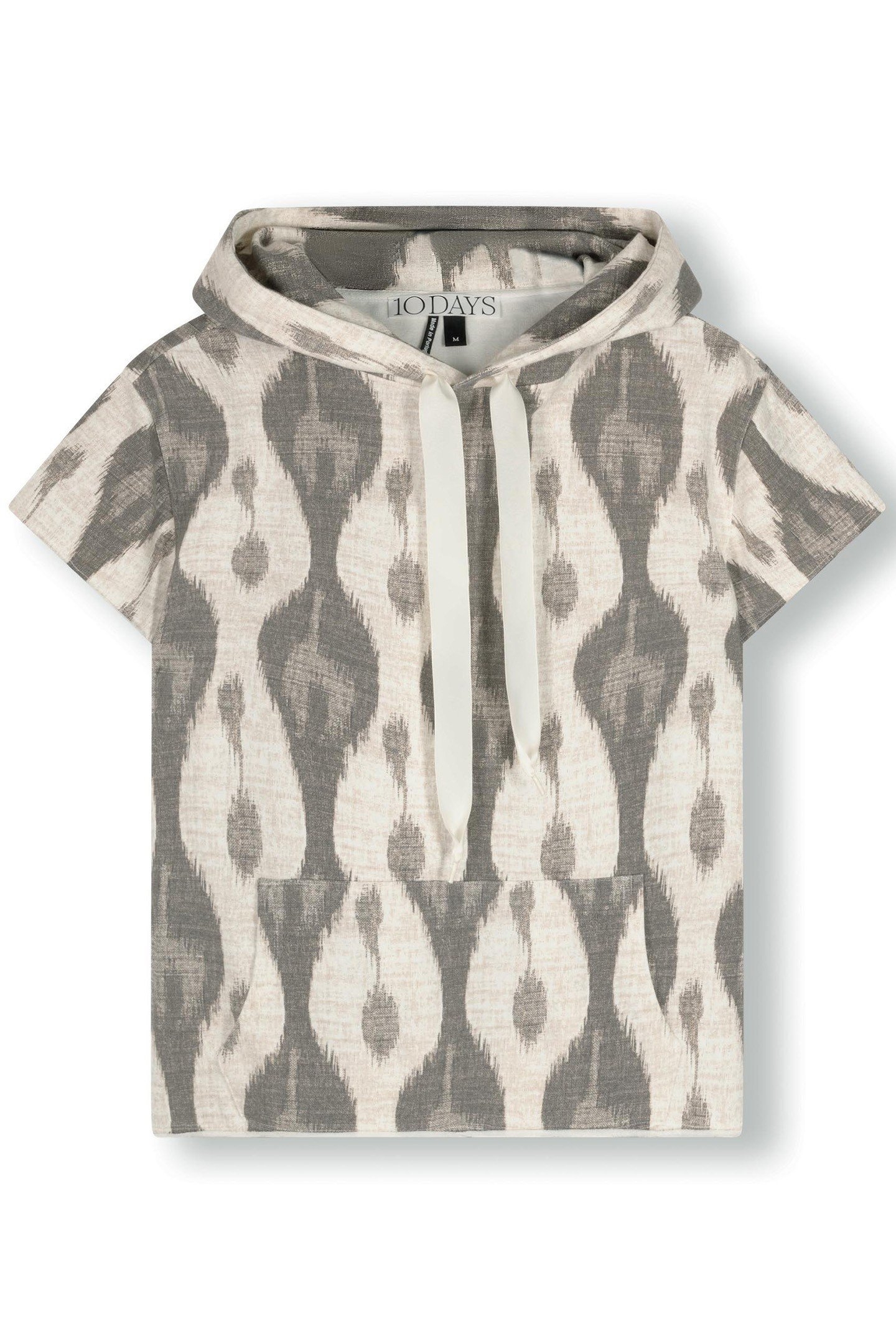 HOODIE IKAT ECRU 4