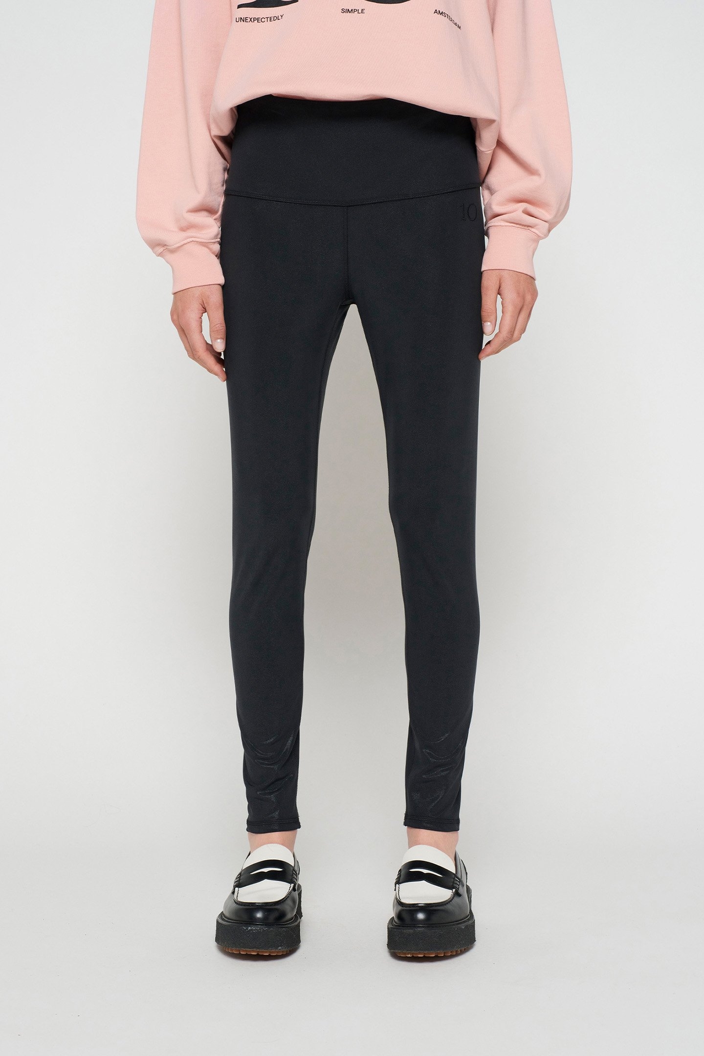 YOGA LEGGINGS SPARKLE BLACK 1