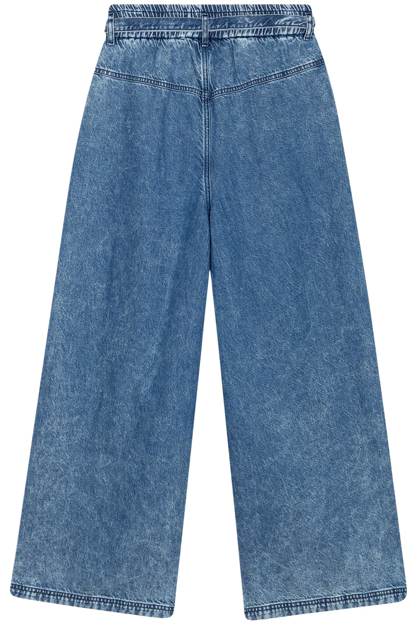 FLOWY DENIM PANTS BLUE DENIM 4