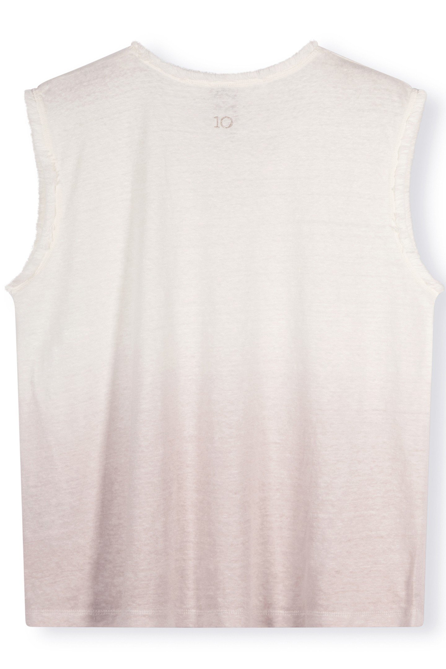 LINEN SINGLET DIP DYE PALE LILAC 5