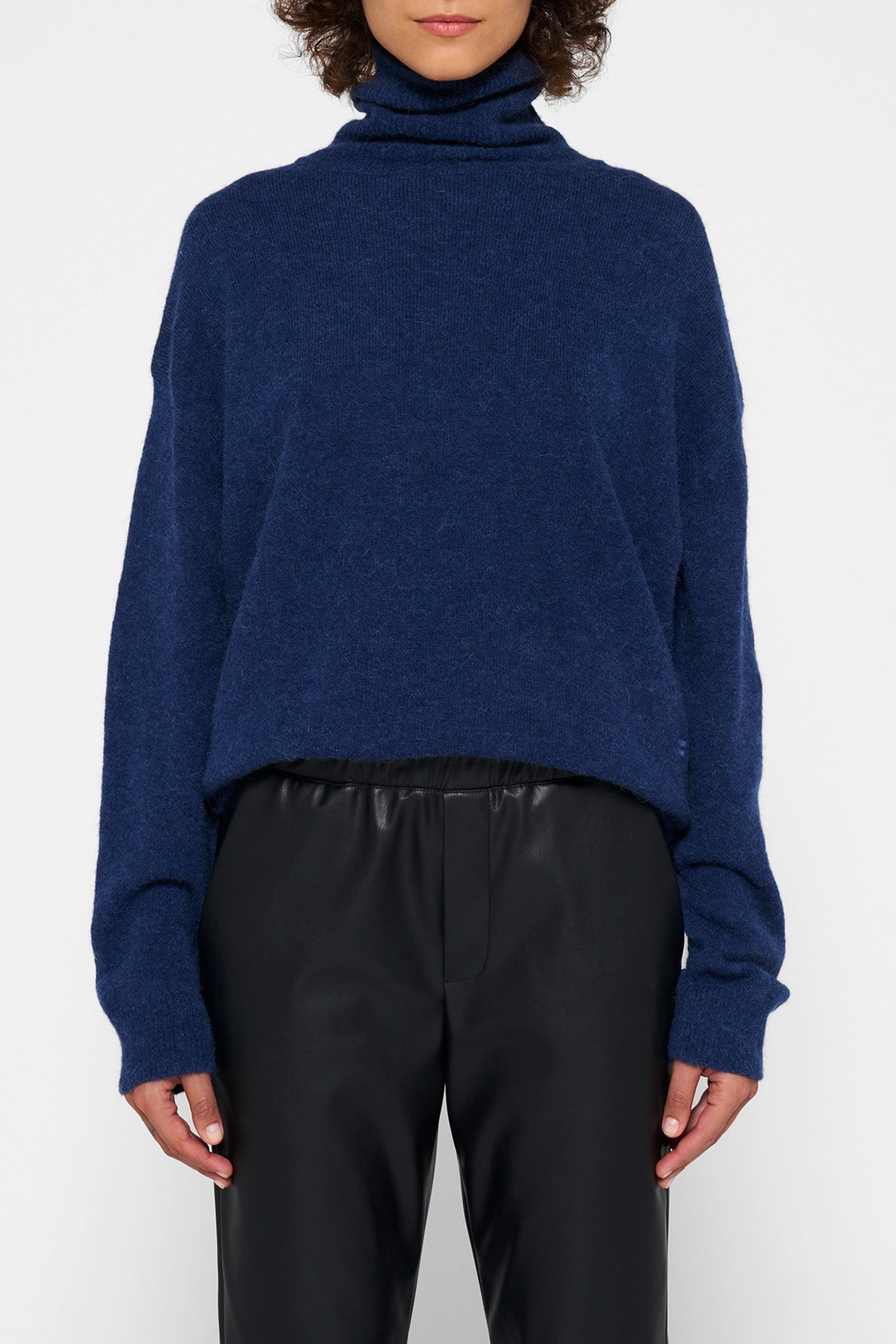 TURTLENECK SWEATER KNIT ELECTRIC BLUE 1