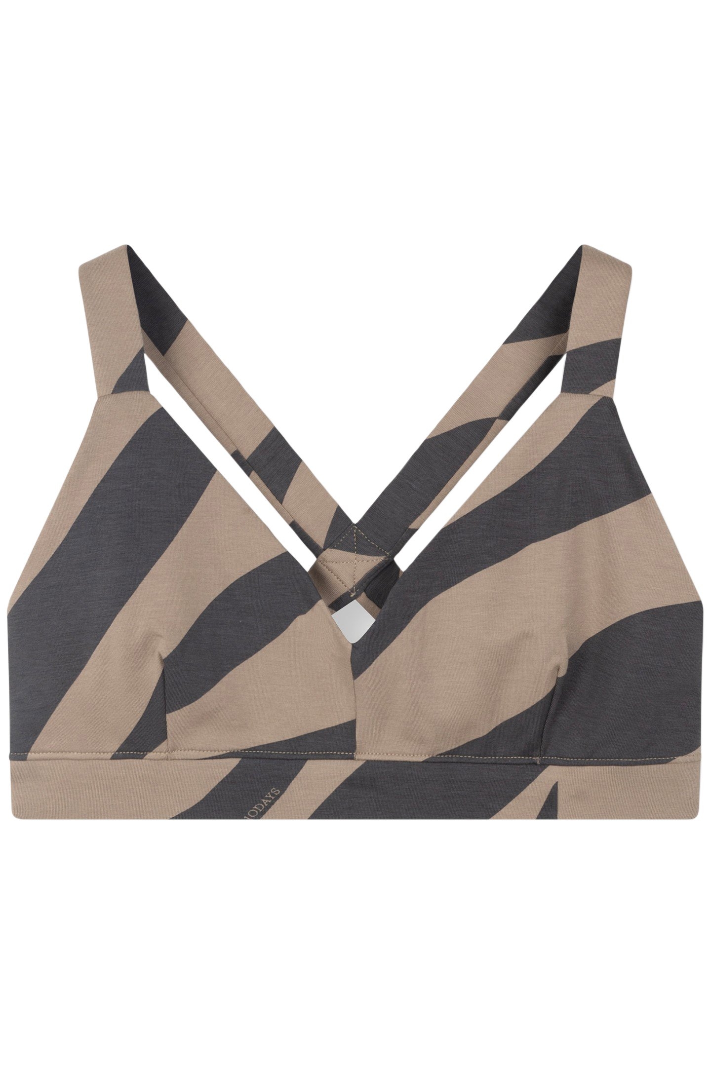 SPORTY BRA ZEBRA WARM TAUPE 4