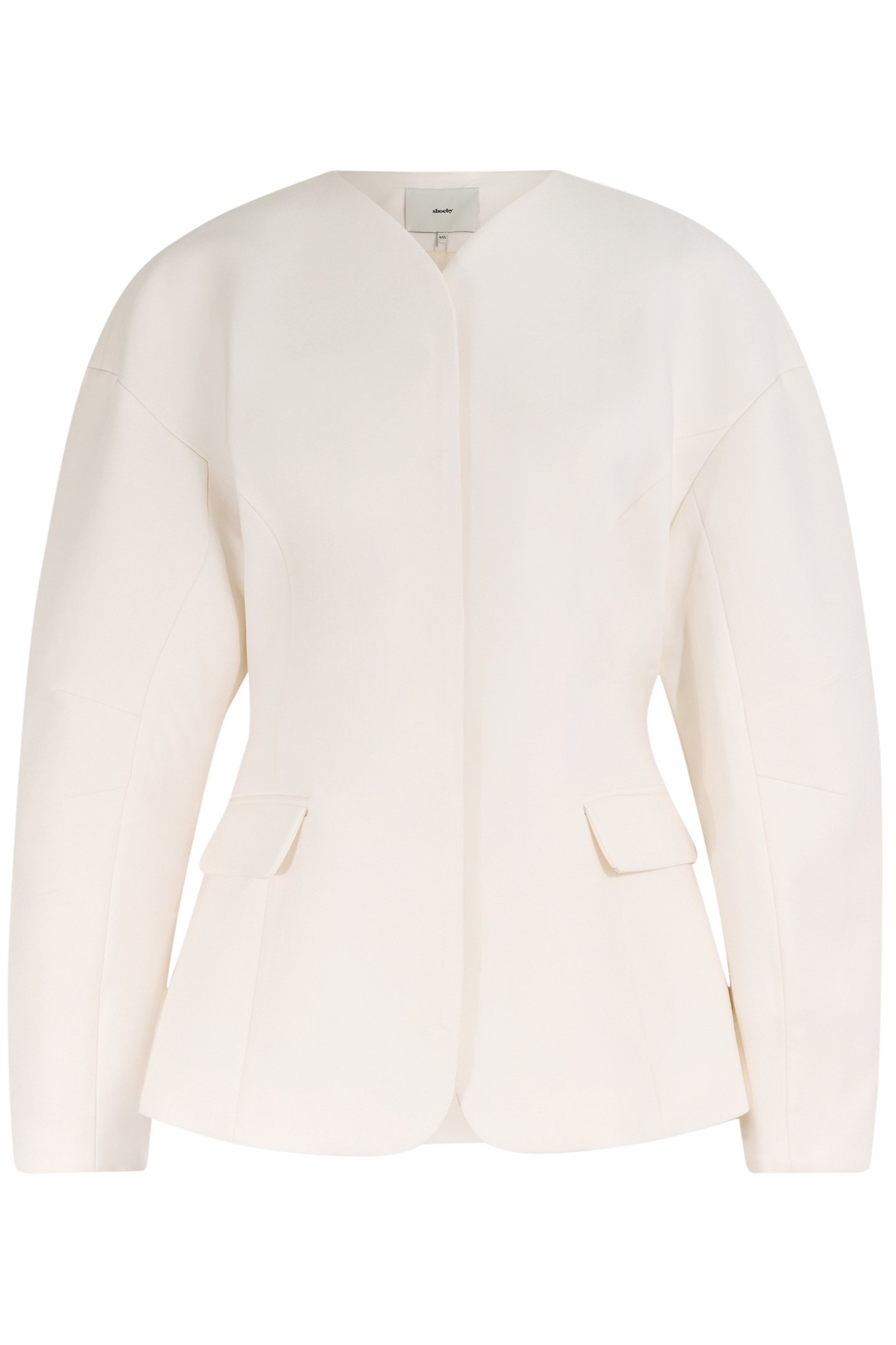LA-SBHOURGLASS EGG JACKET OFFWHITE 3