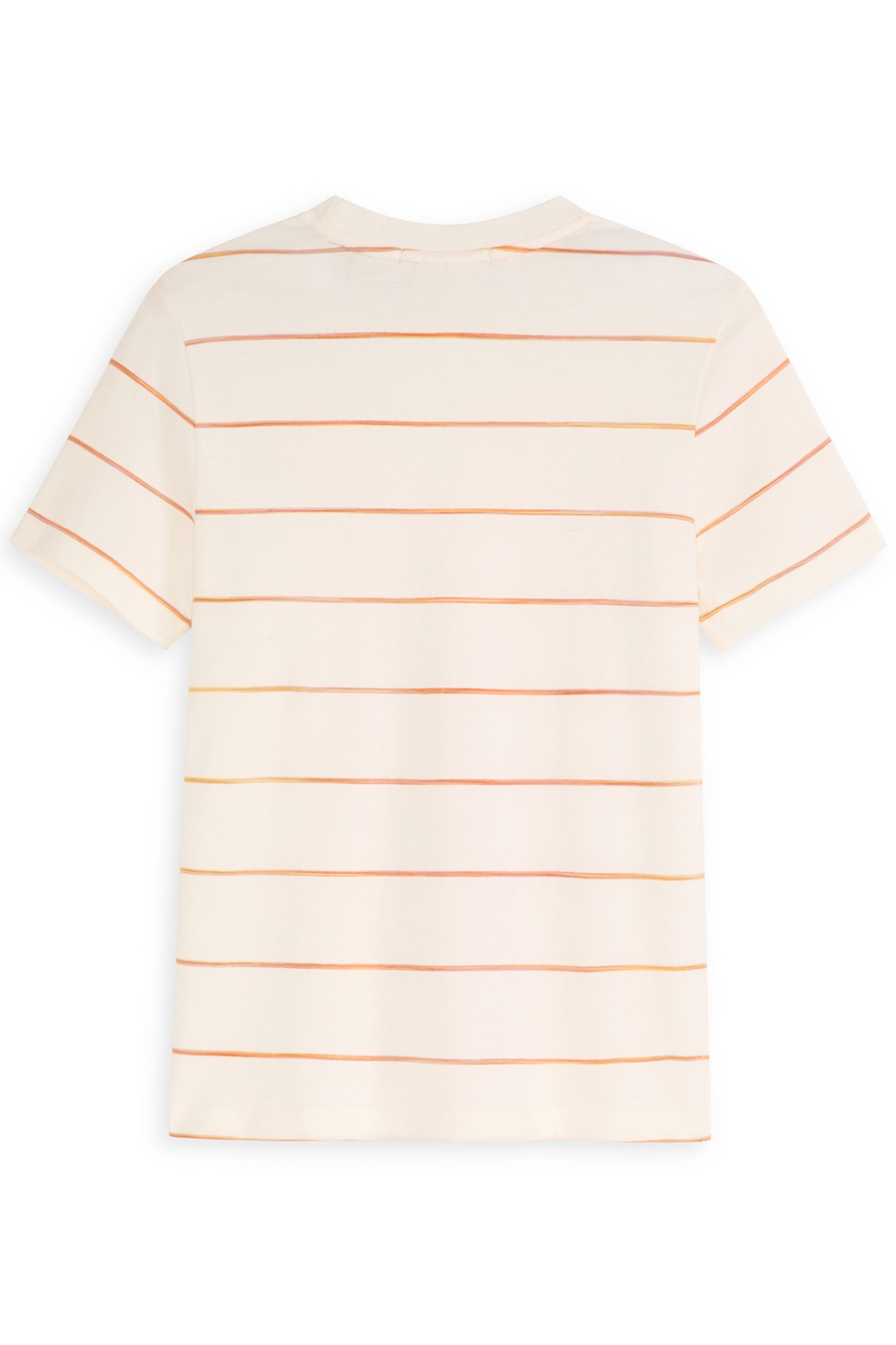 BOYS S&S SPACE DYED STRIPE FASHION TEE LIGHT BEIGE 2