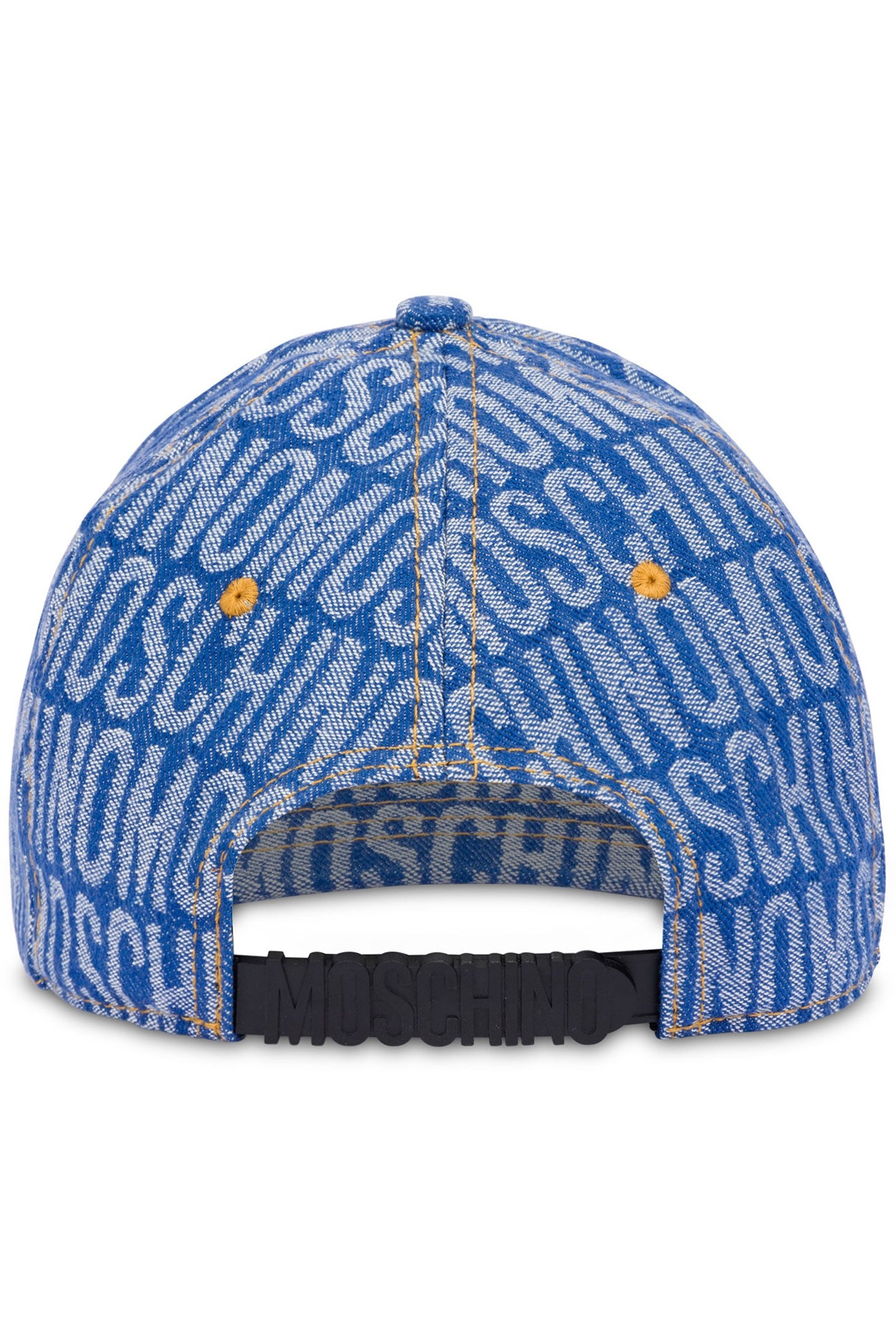 ALLOVER LOGO DENIM HAT BLUE 3