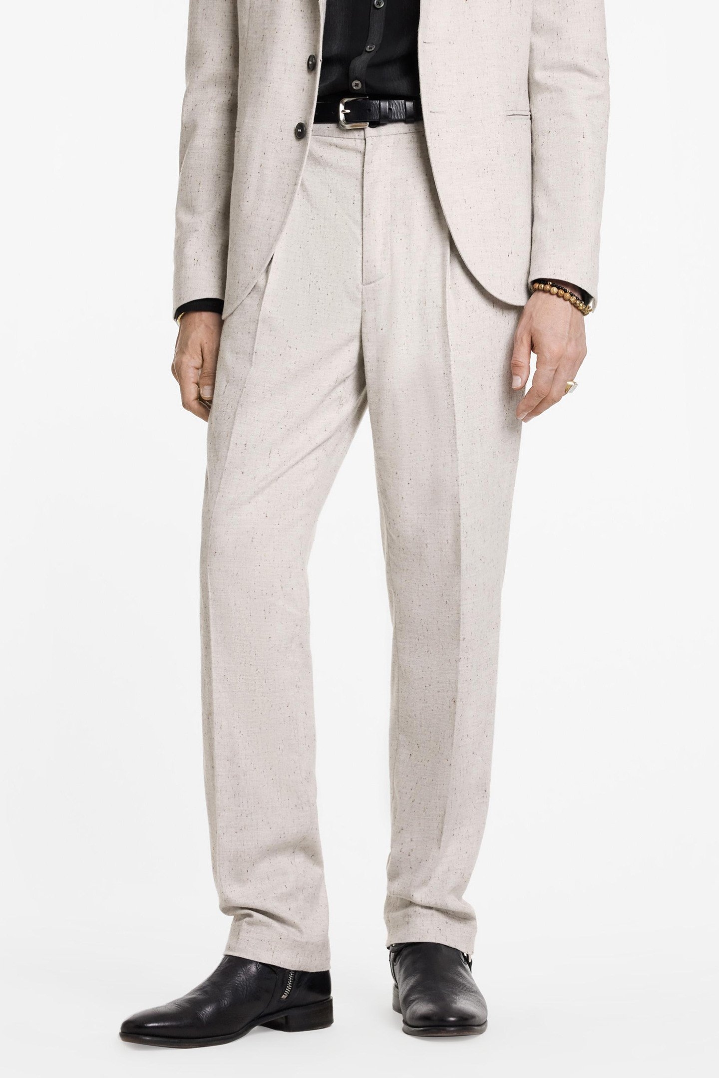 MERCER PANTS - SLIM FIT PANTS WITH WELT TERRA BROWN 1