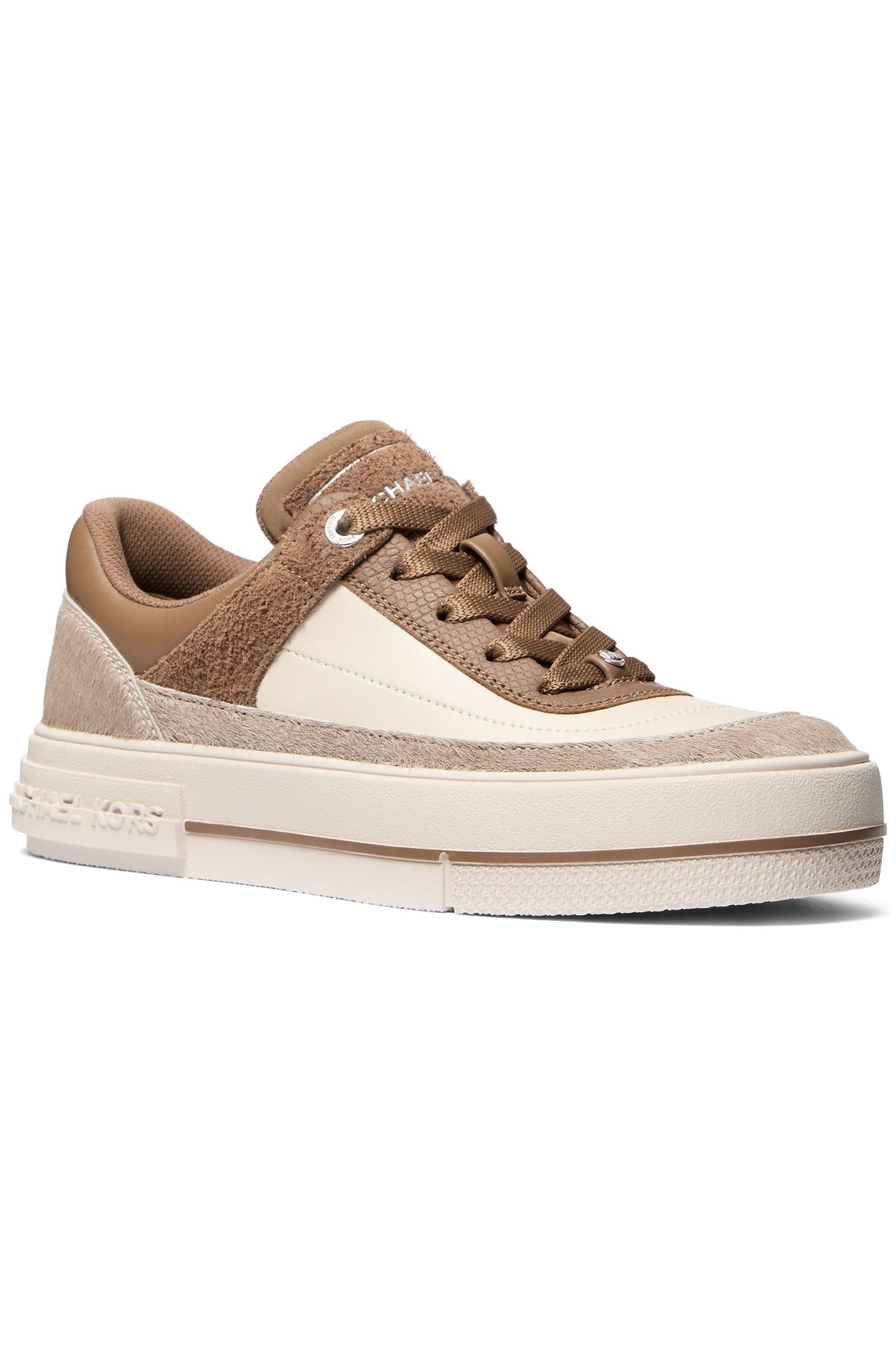 AURORA LACE UP TRAINER IN DRIFTWOOD TAN 2