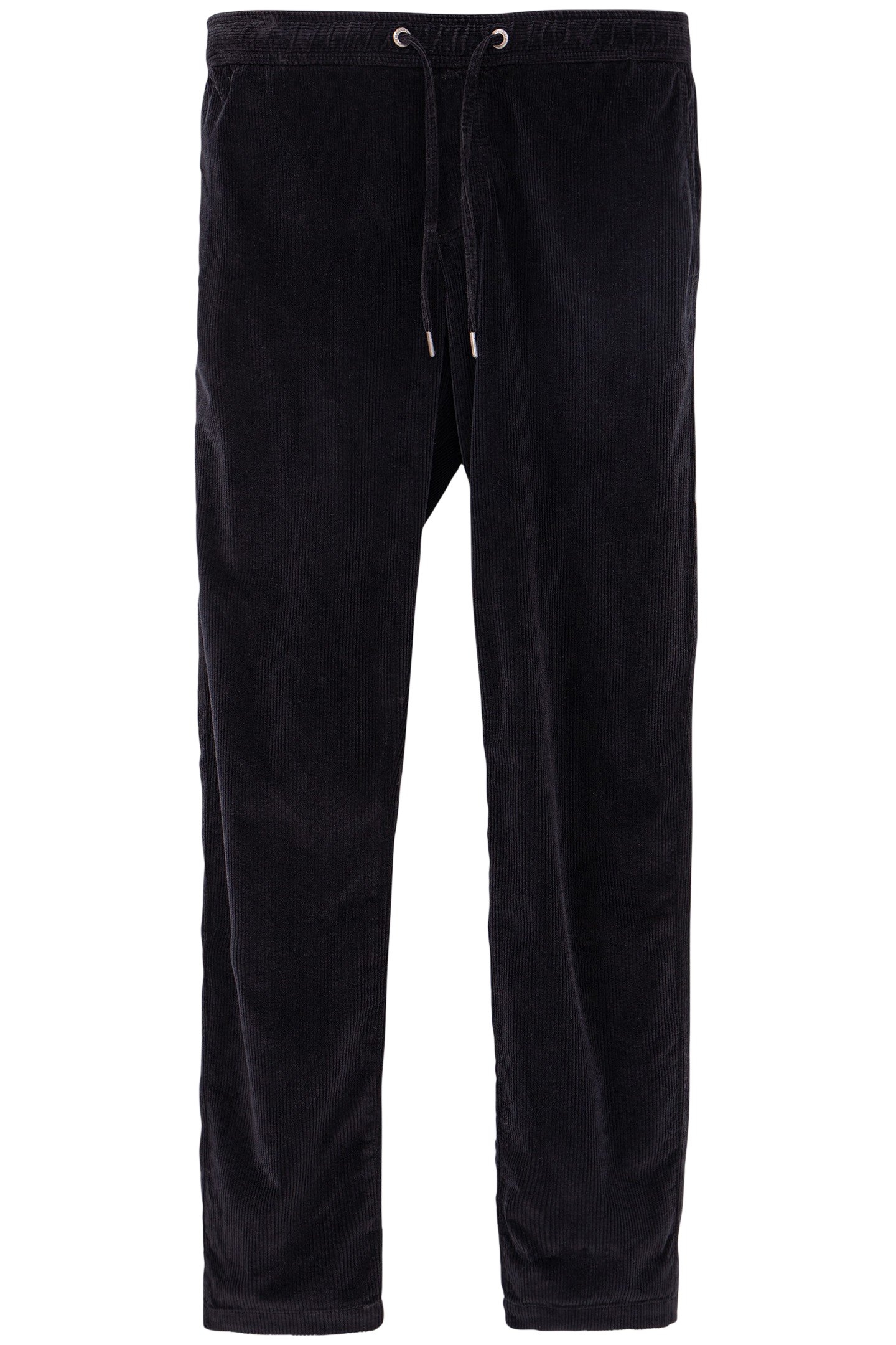 BLACK CORDUROY JOGPANTS 4
