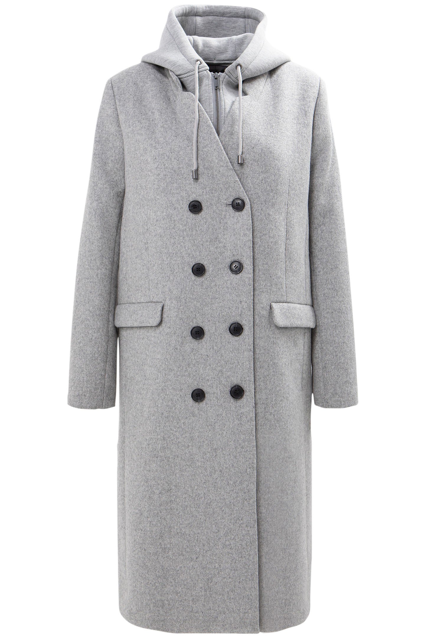 LONG GREY COAT WITH REMOVABLE LINING 4