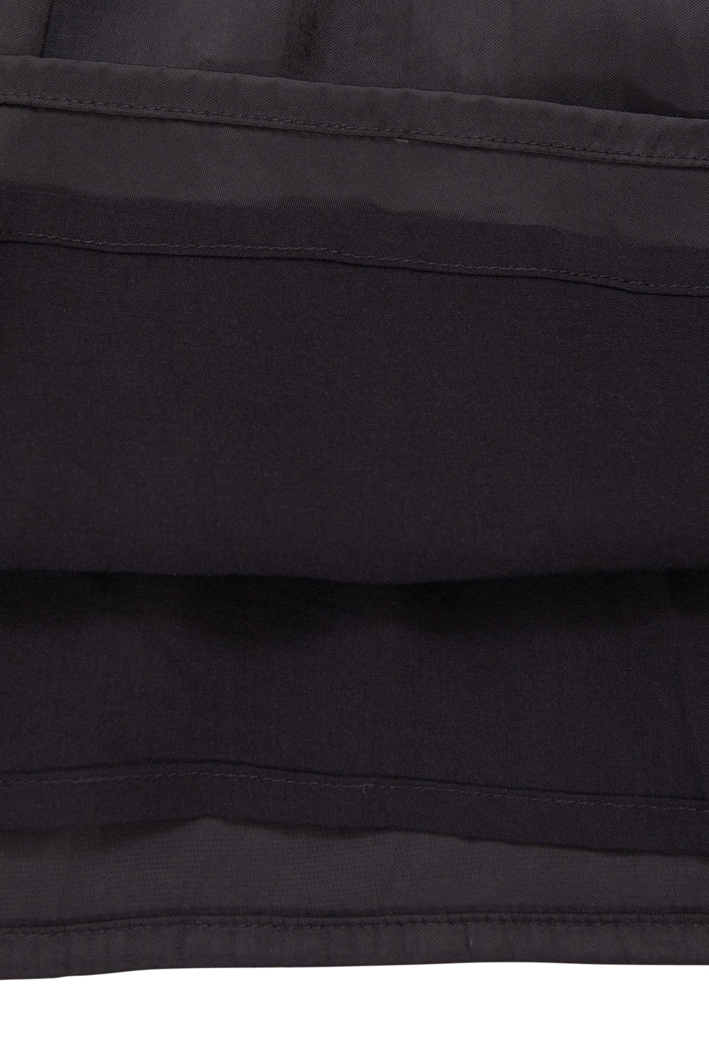 BLACK CRINKLED SMOCKED DRESS 7