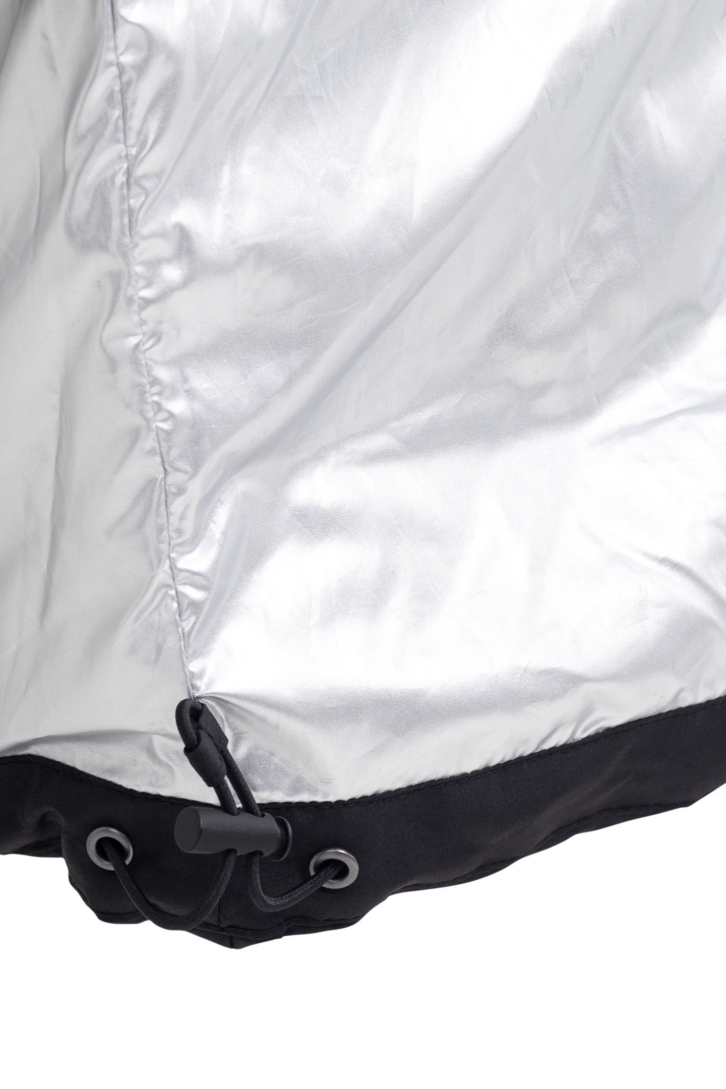 BLACK SATIN LOOSE-FIT JACKET 8