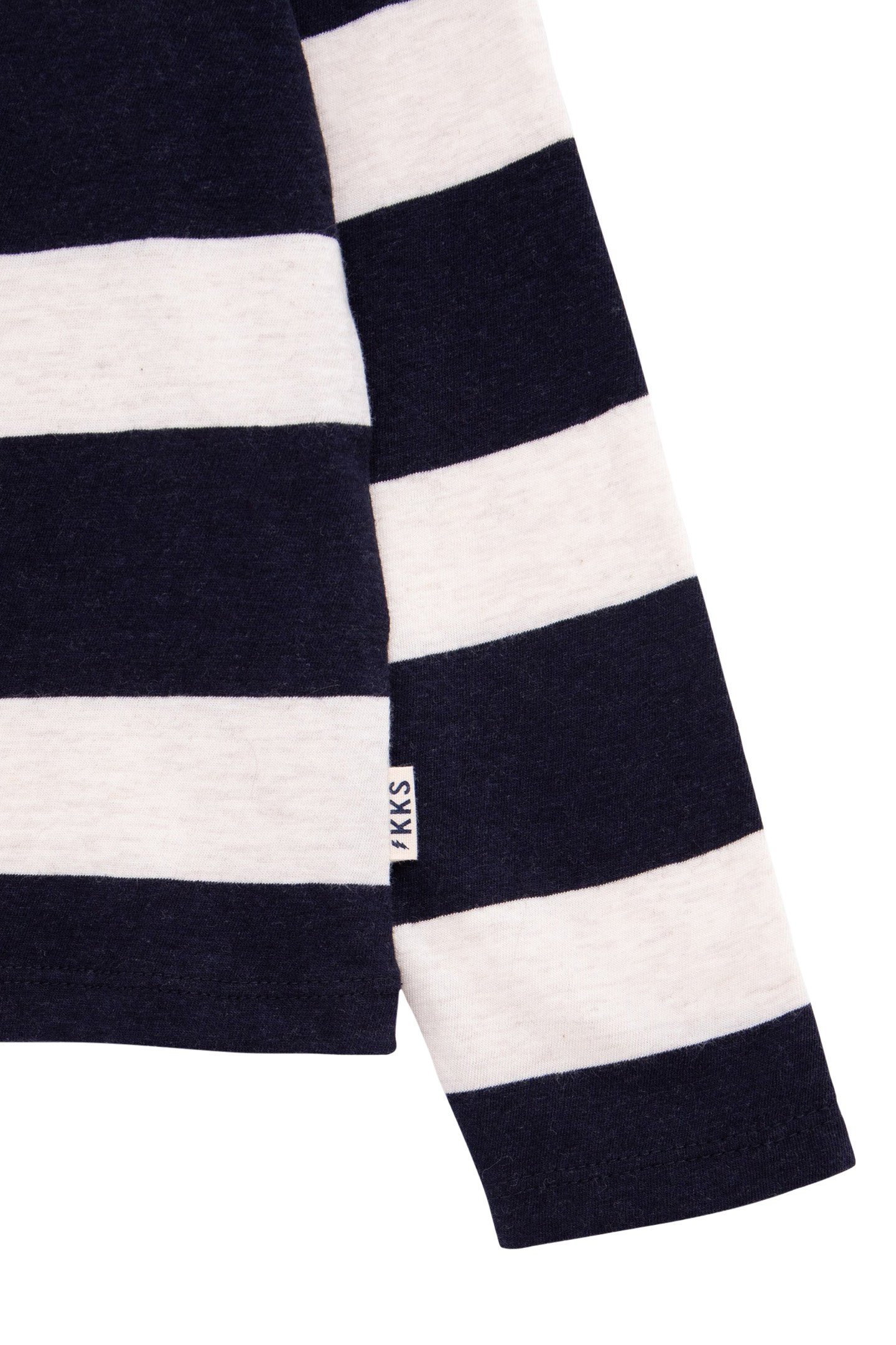 GIRL’S SAILOR-STRIPE T-SHIRT, STUDDED LIGHTNING AND SLOGAN 3