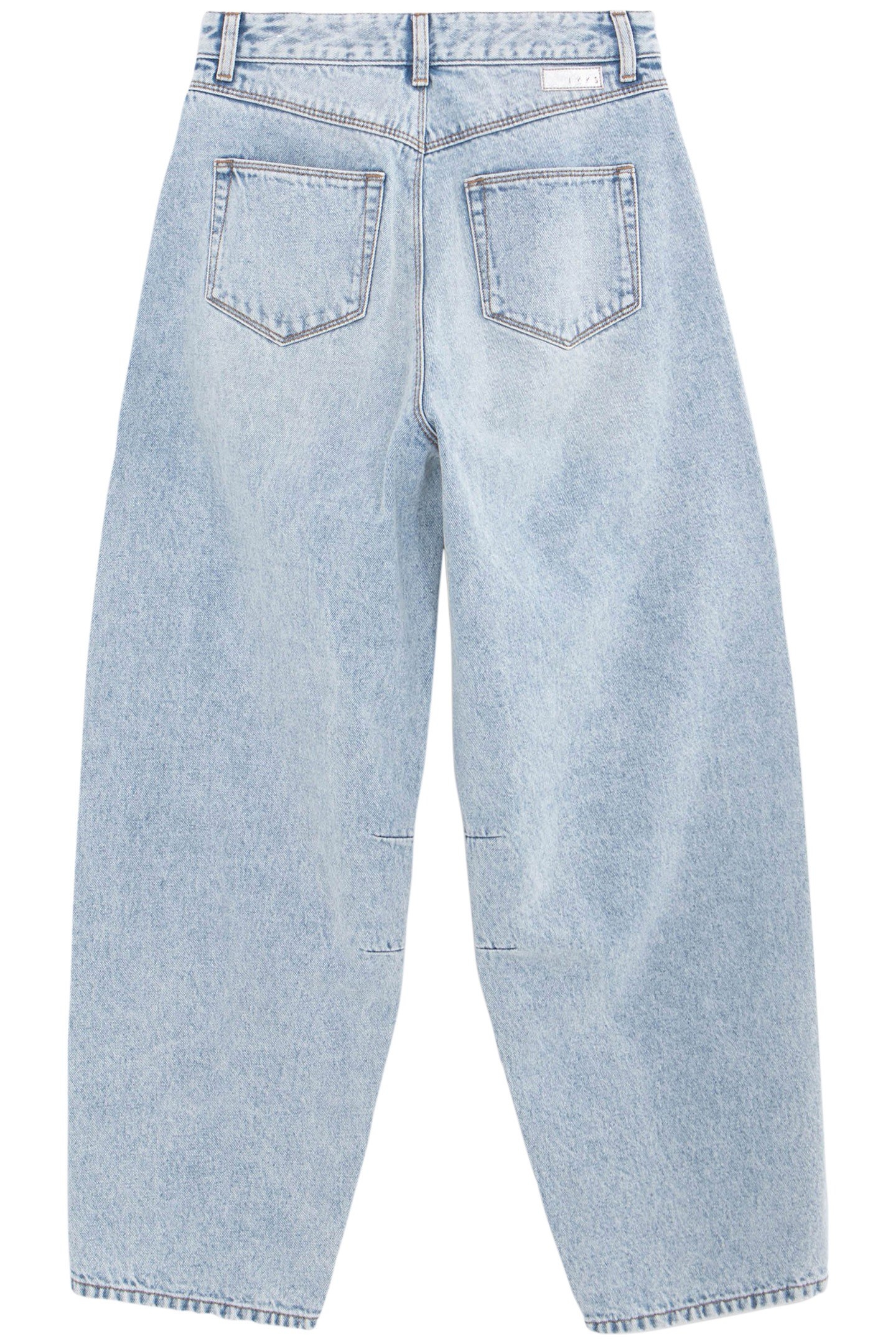 GIRL'S BALLOON BLUE WATERLESS JEANS WITH MULTI-STUD DESIGN 2